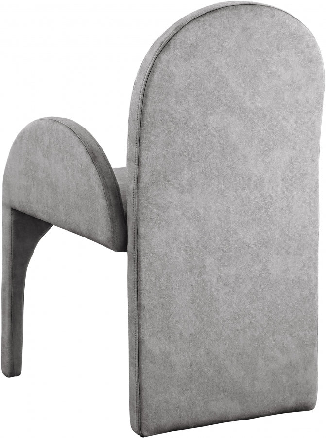 Summer Velvet Upholstered Dining Arm Chair - Image 12
