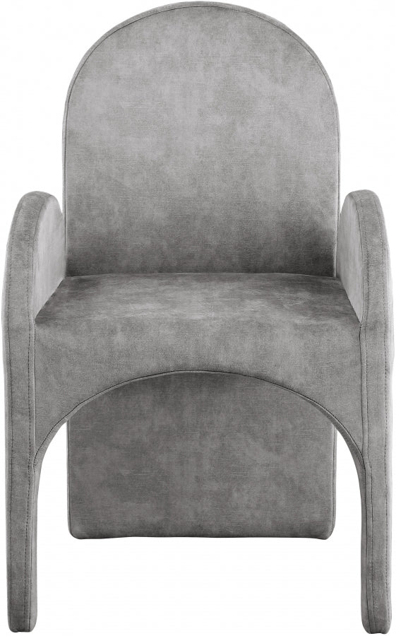 Summer Velvet Upholstered Dining Arm Chair - Image 13
