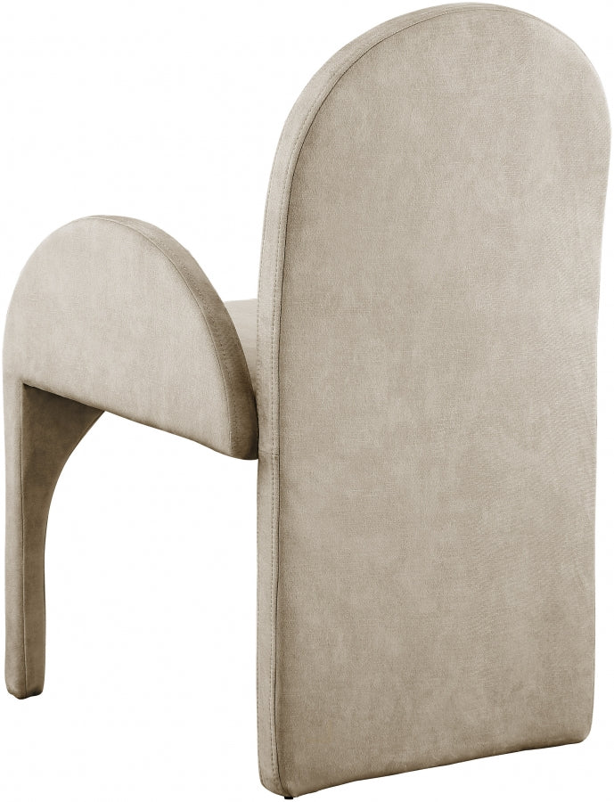 Summer Velvet Upholstered Dining Arm Chair - Image 45