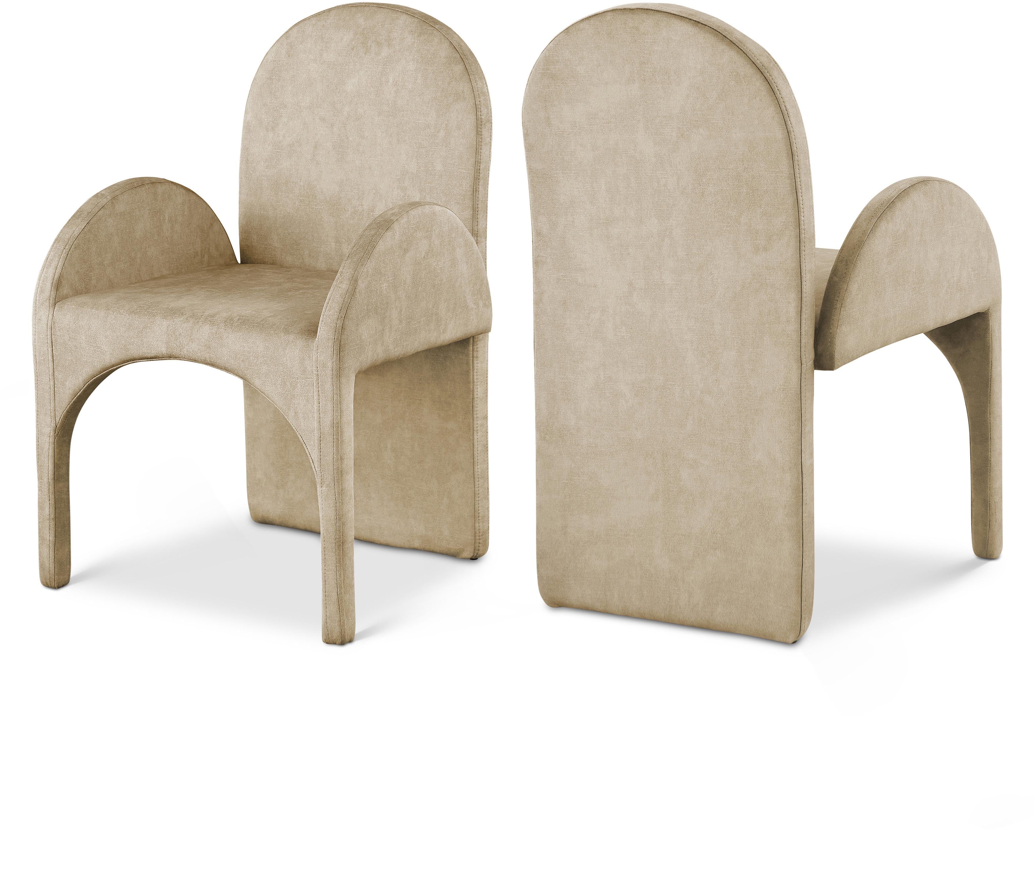 Summer Velvet Upholstered Dining Arm Chair - Image 51