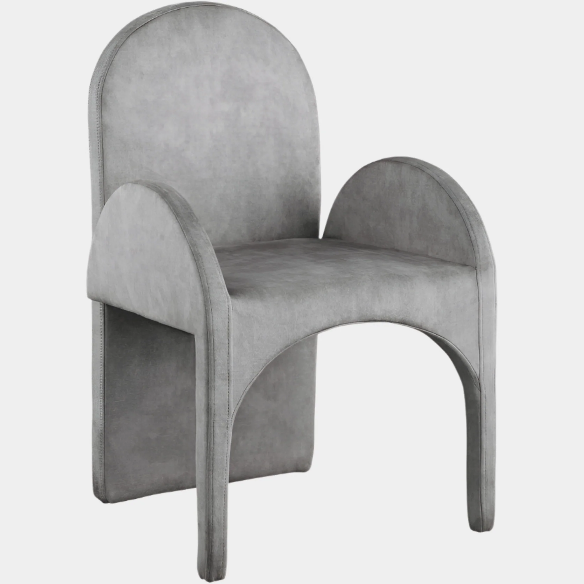 Summer Velvet Upholstered Dining Arm Chair - Image 8