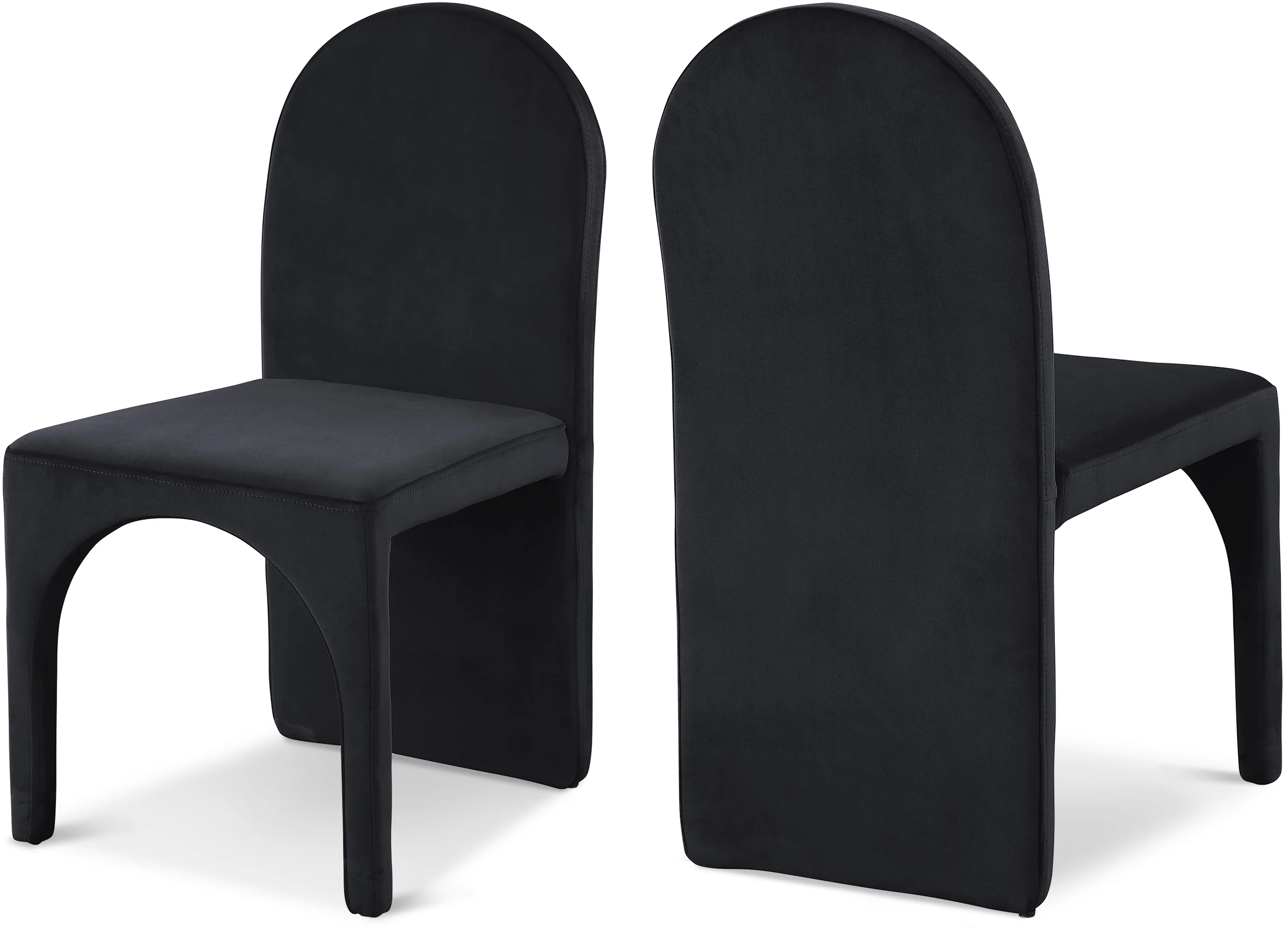 Summer Velvet Upholstered Dining Side Chair - Image 2
