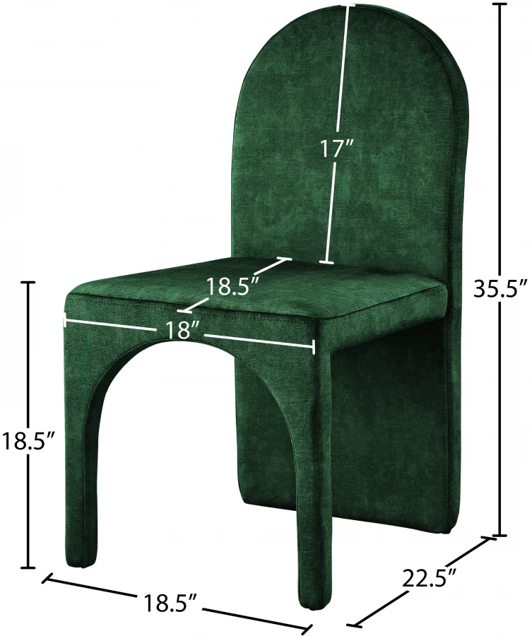 Summer Velvet Upholstered Dining Side Chair - Image 31