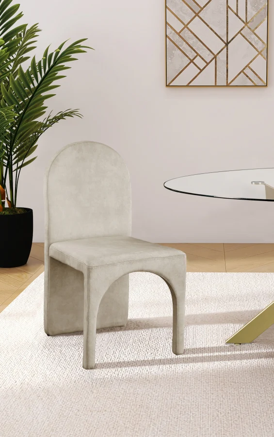 Summer Velvet Upholstered Dining Side Chair - Image 43