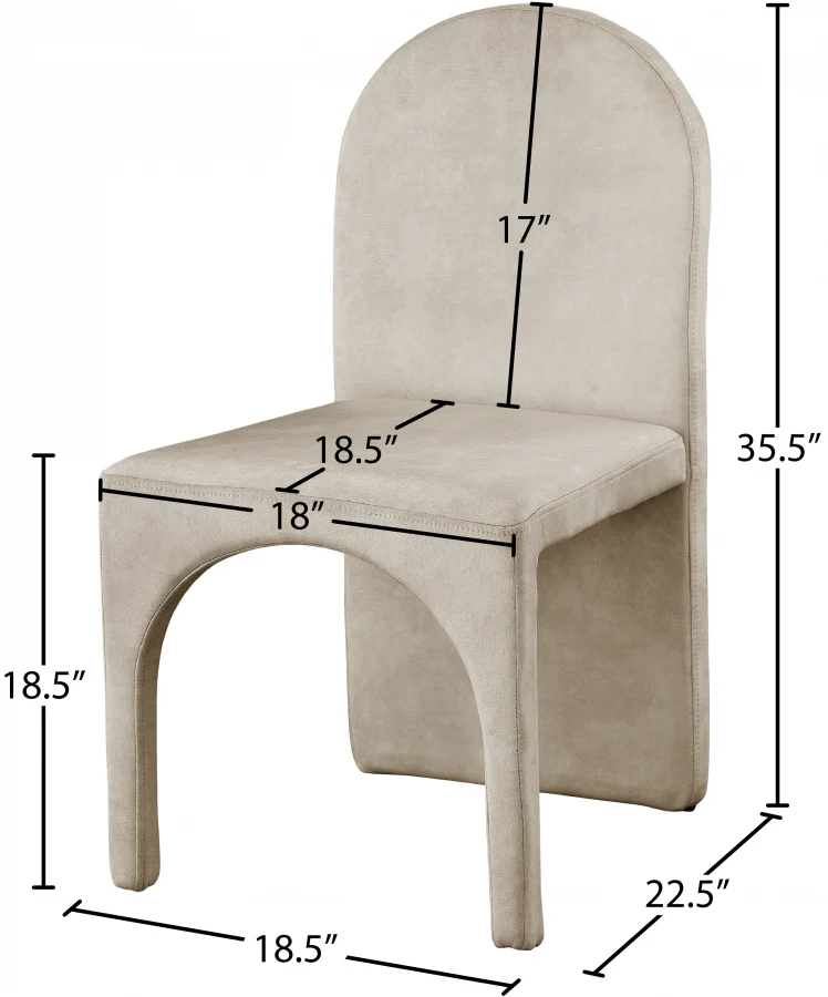 Summer Velvet Upholstered Dining Side Chair - Image 47
