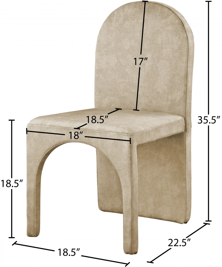 Summer Velvet Upholstered Dining Side Chair - Image 55