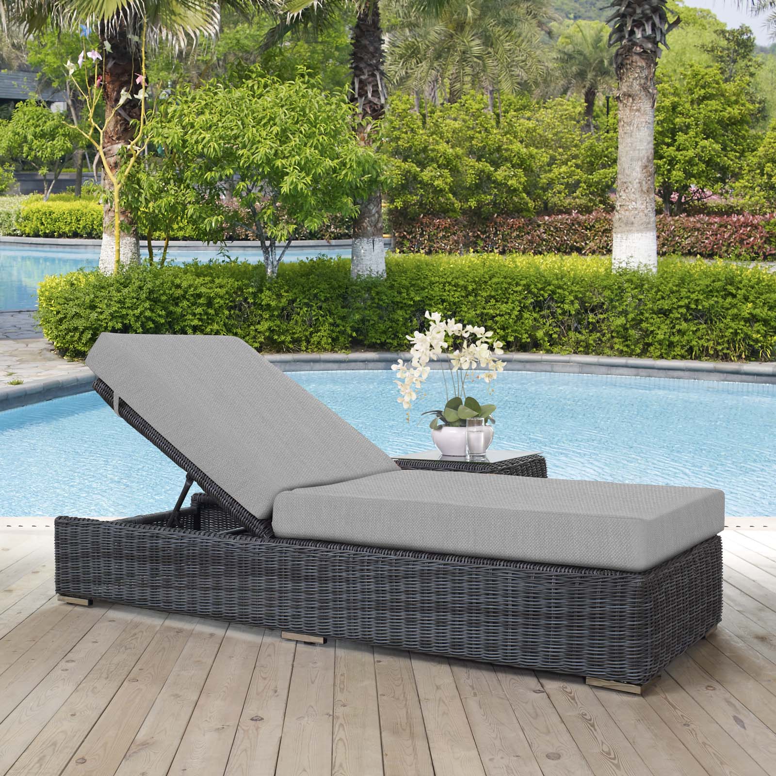 Summon Outdoor Patio Sunbrella® Chaise Lounge - Image 6