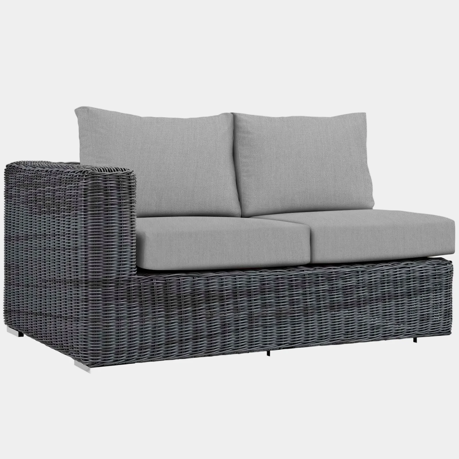 Summon Outdoor Patio Sunbrella® Left Arm Loveseat