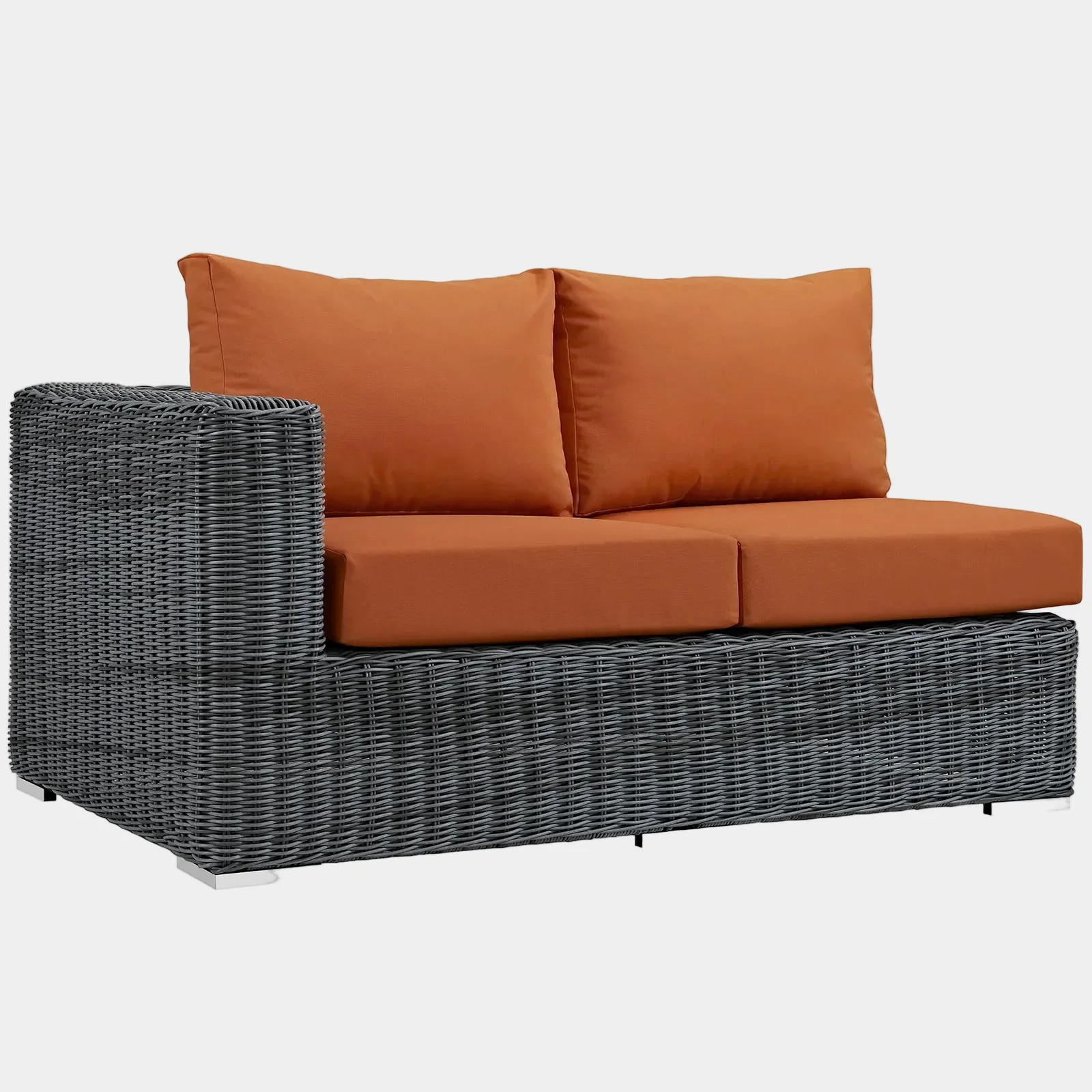 Summon Outdoor Patio Sunbrella® Left Arm Loveseat - Image 2