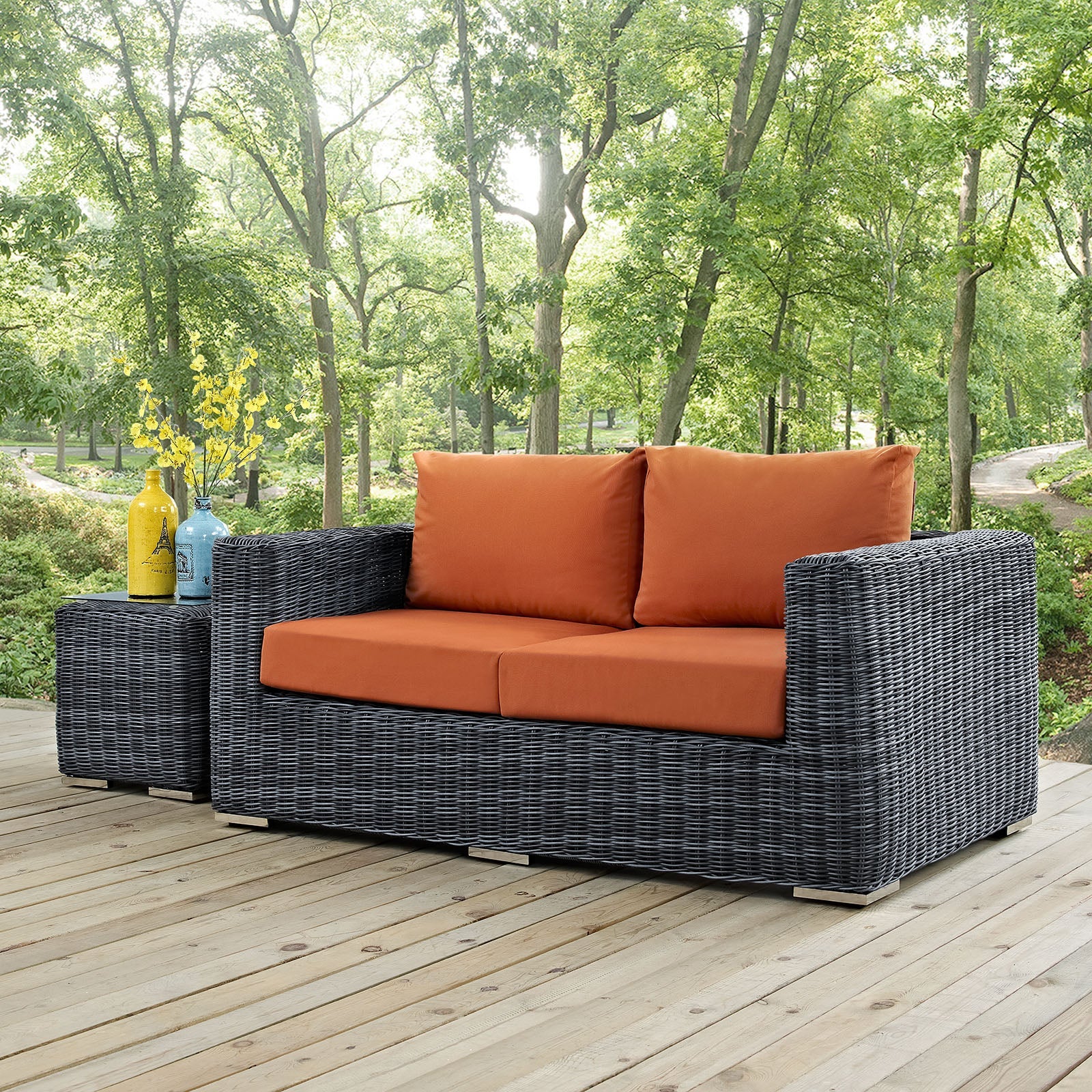 Summon Outdoor Patio Sunbrella® Loveseat - Image 17