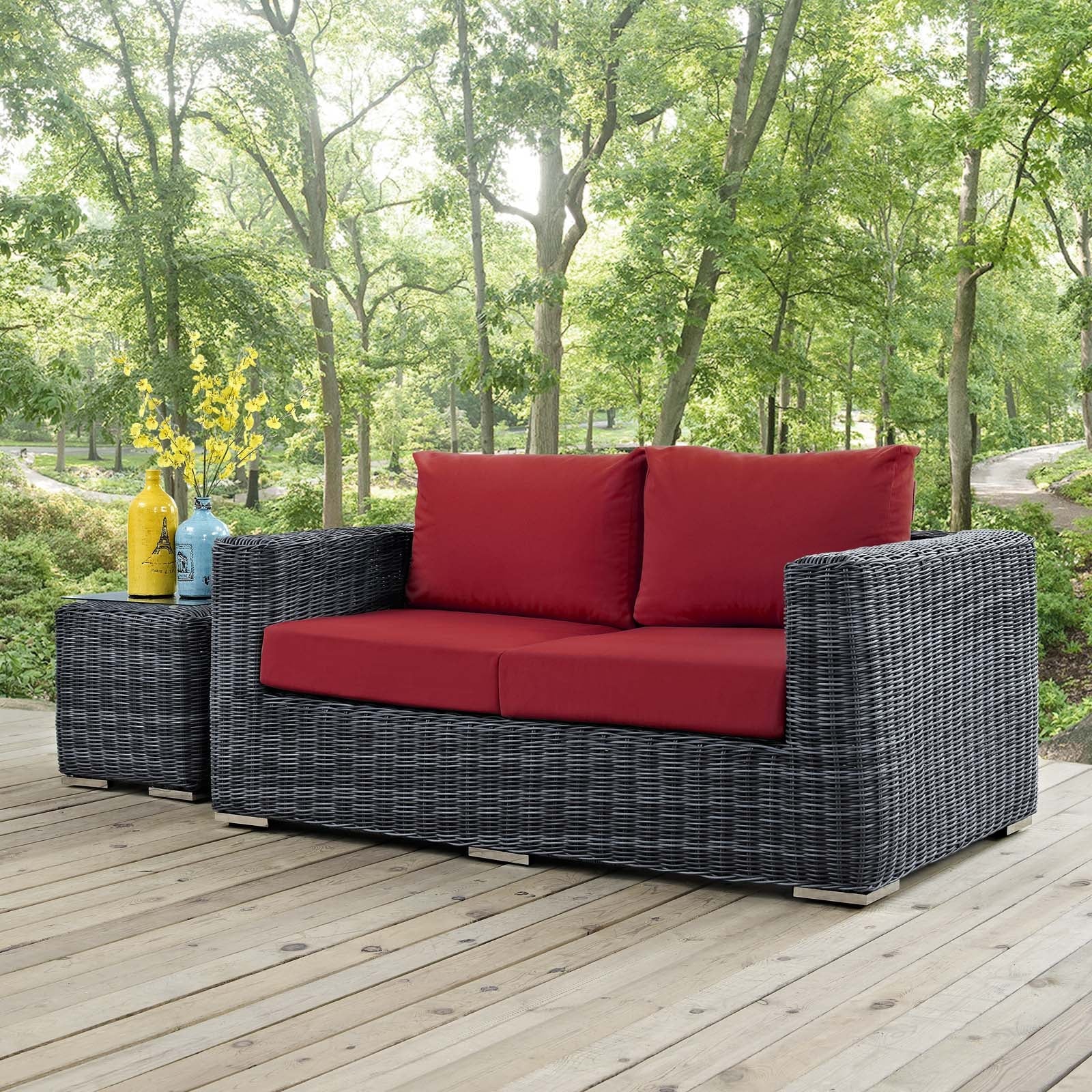 Summon Outdoor Patio Sunbrella® Loveseat - Image 7