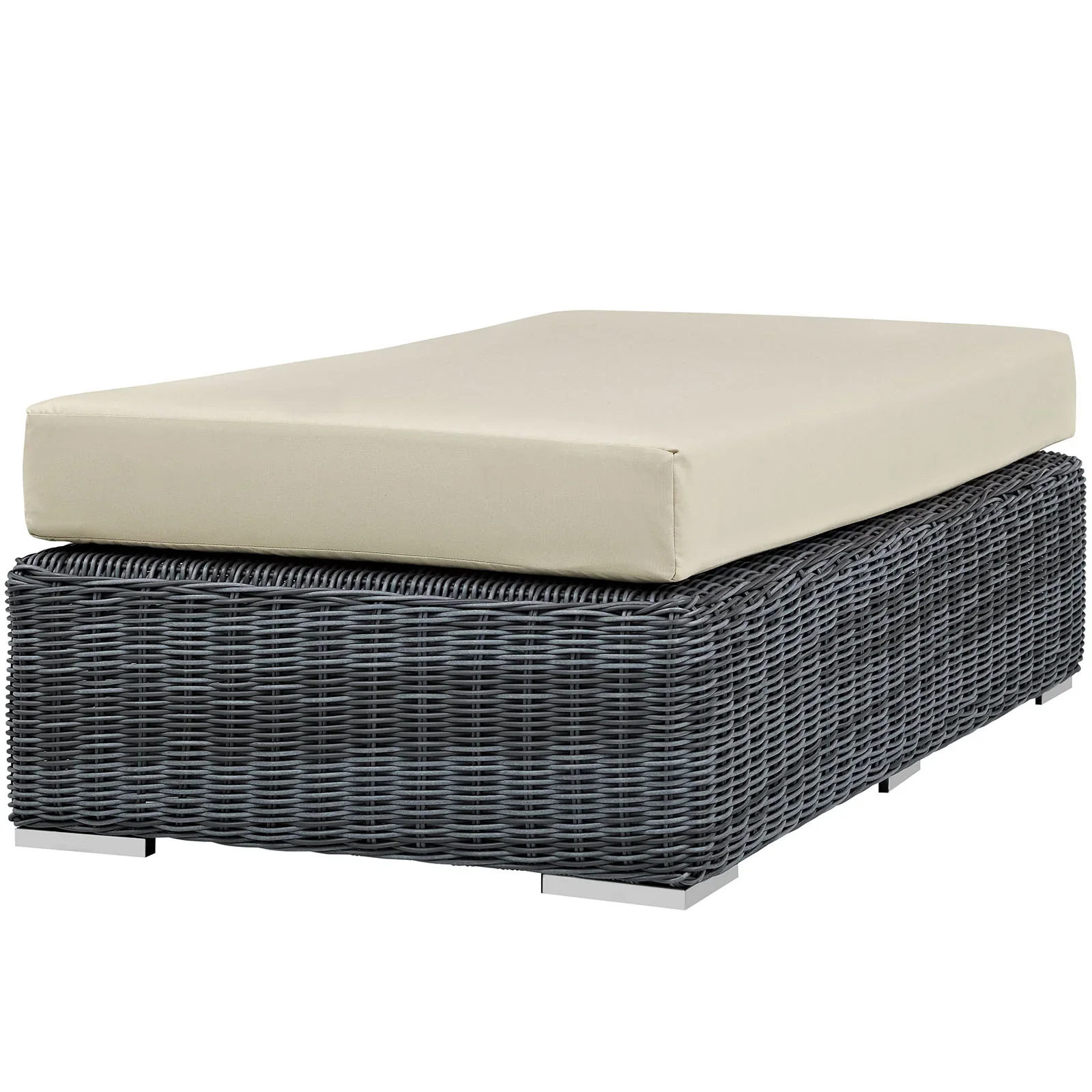 Summon Outdoor Patio Sunbrella® Rectangle Ottoman - Image 3