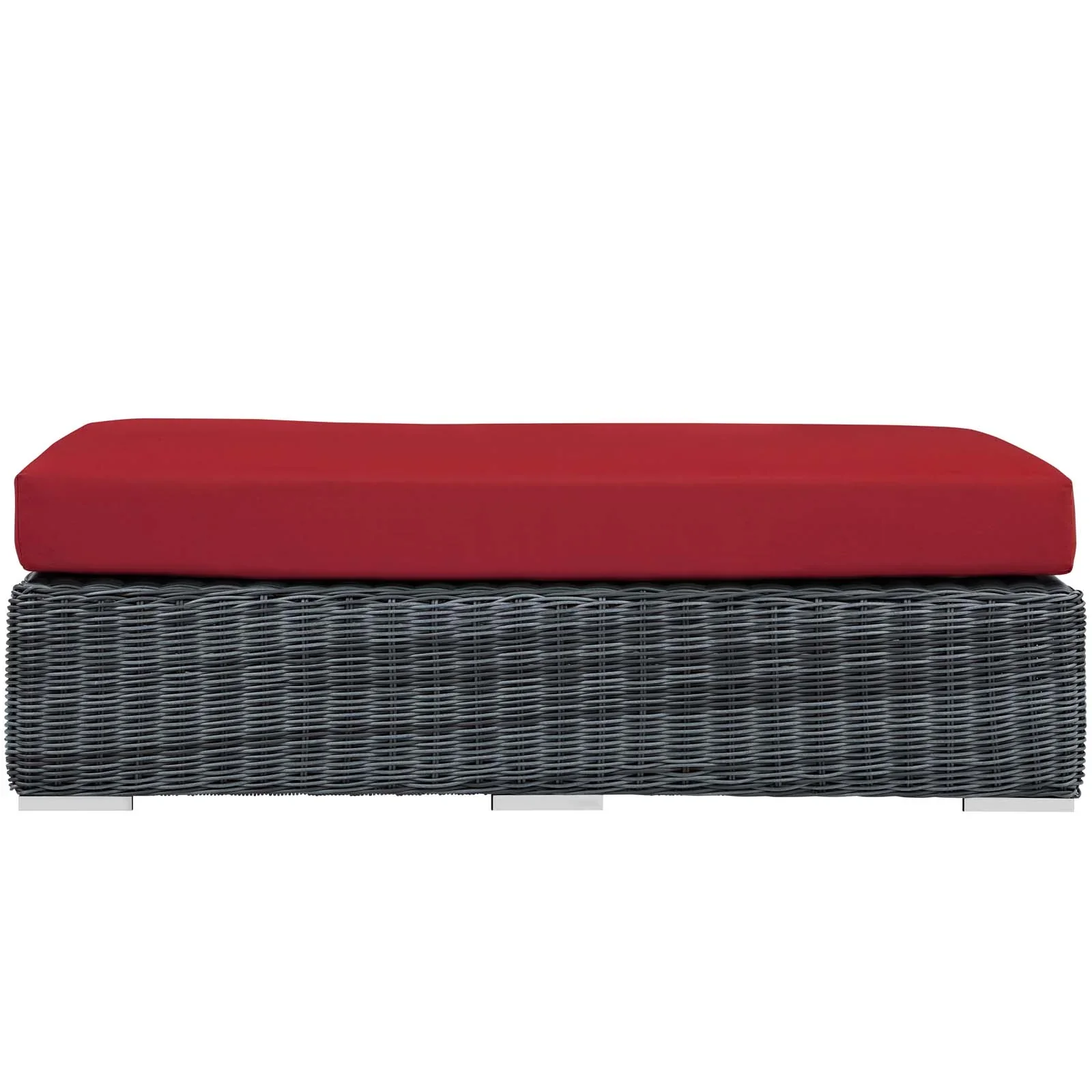 Summon Outdoor Patio Sunbrella® Rectangle Ottoman - Image 9