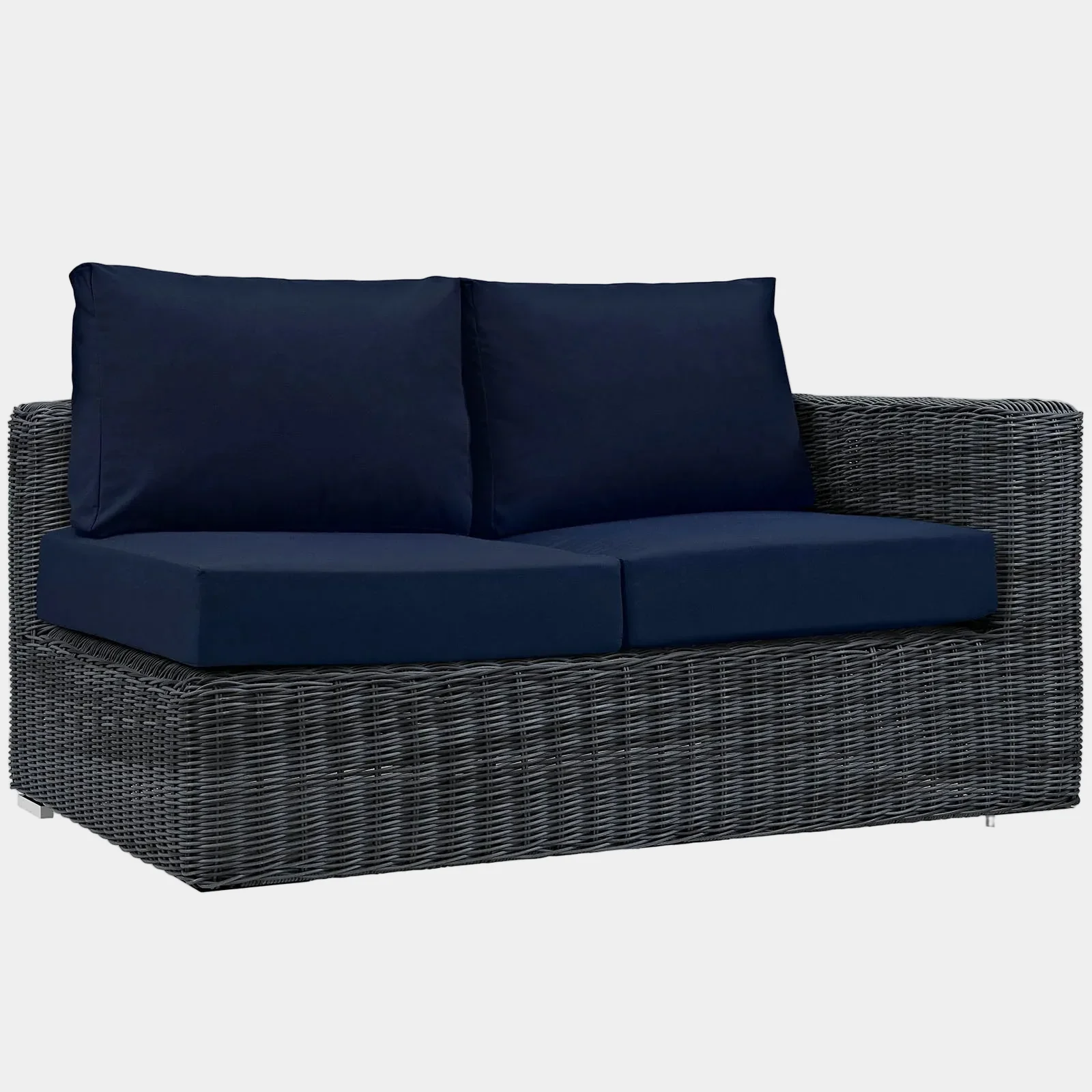 Summon Outdoor Patio Sunbrella® Right Arm Loveseat - Image 4
