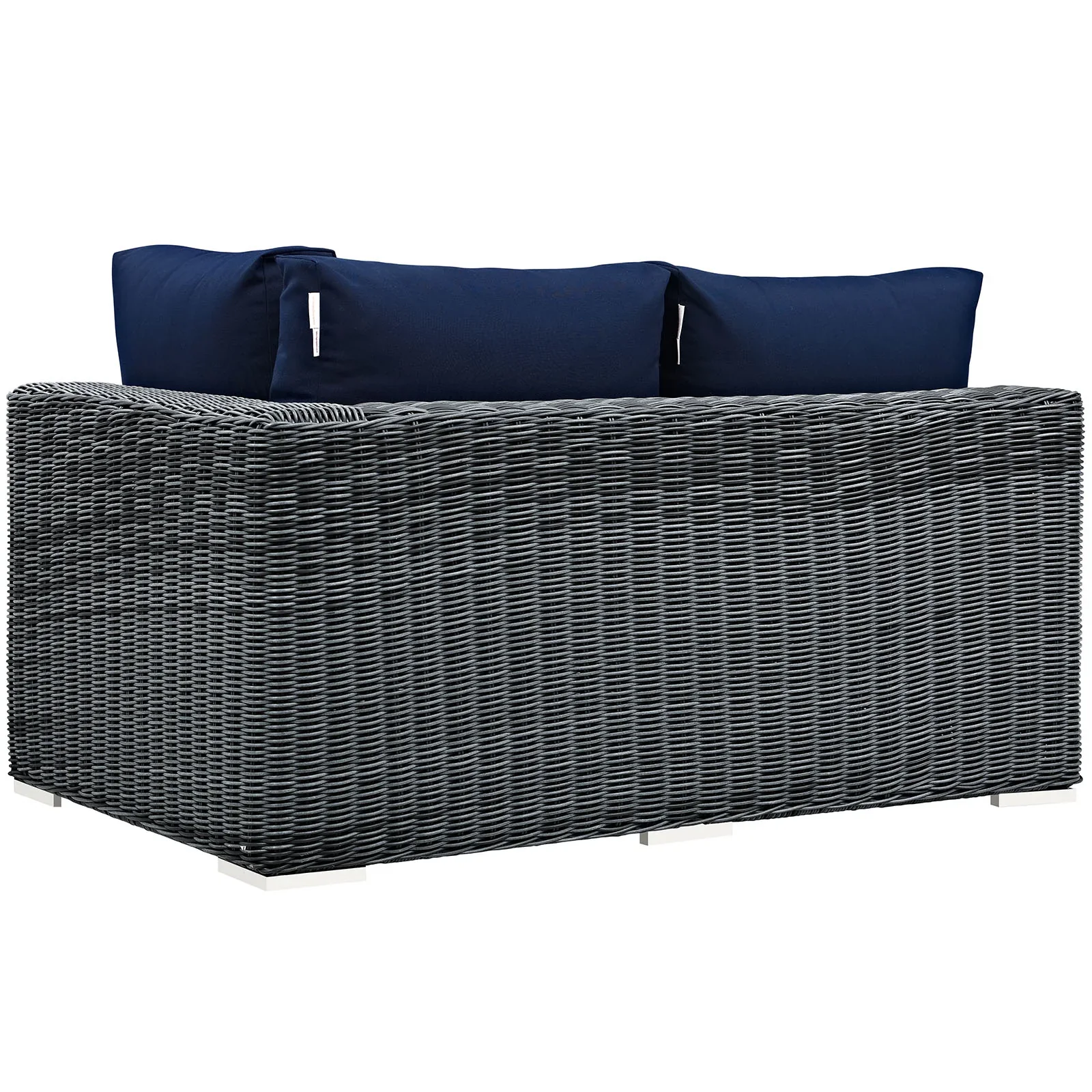 Summon Outdoor Patio Sunbrella® Right Arm Loveseat - Image 6