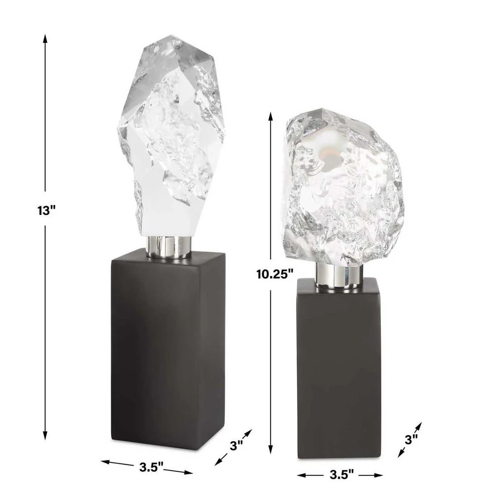 Crystal Peak Sculptures, S/2 - Image 5