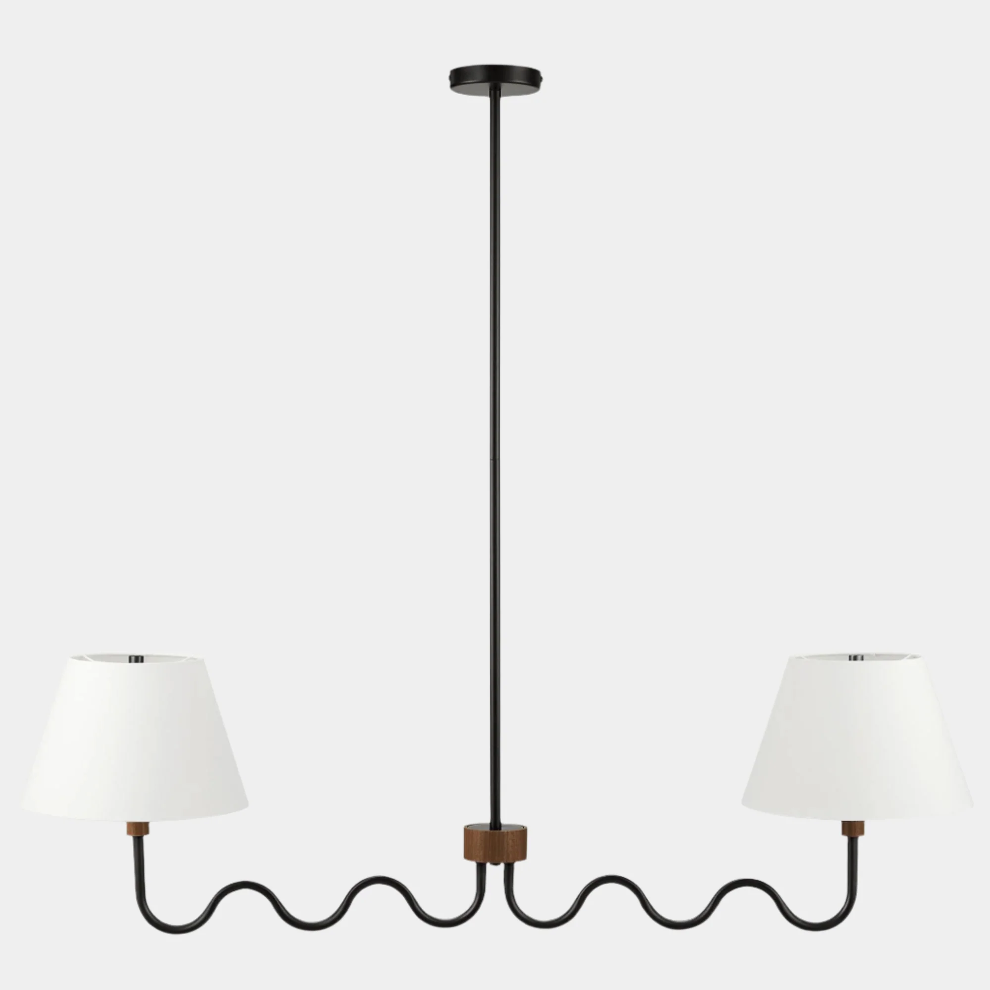 Sunlit Squiggle 2-Arm Pendant Light - Image 10