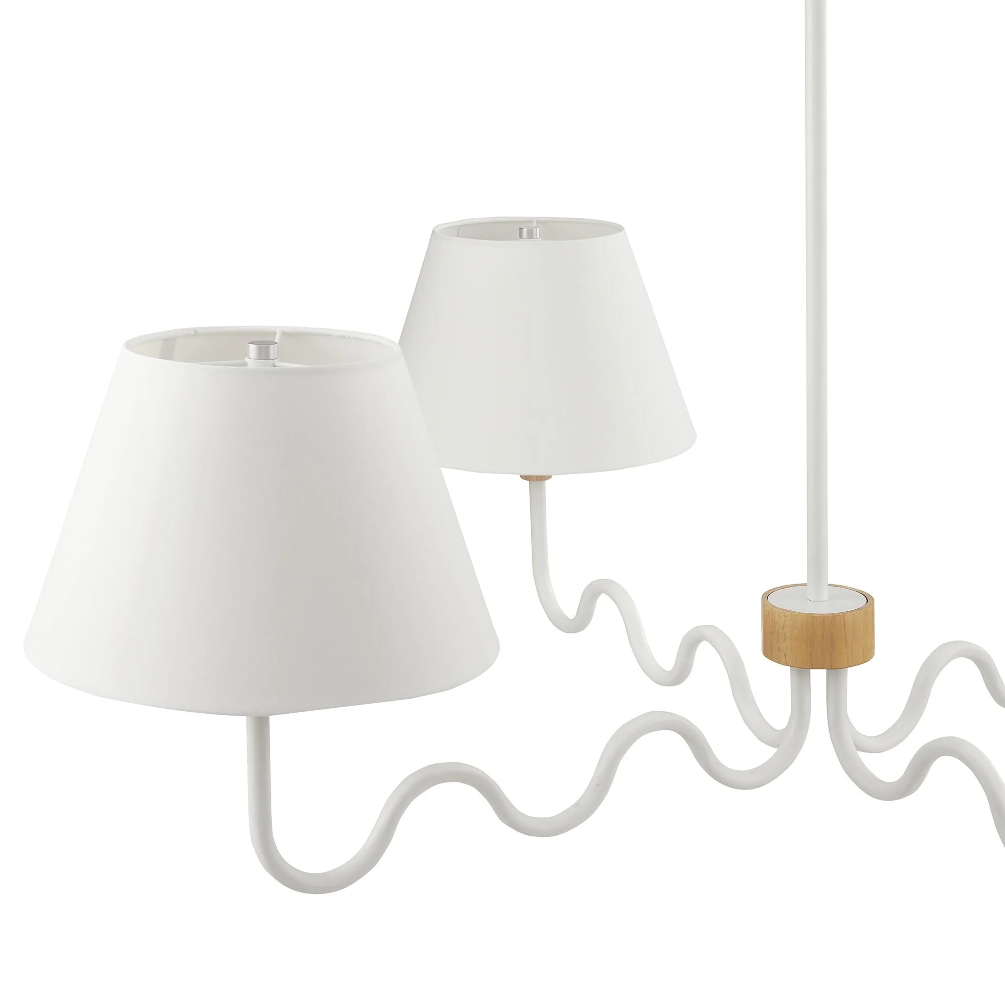 Sunlit Squiggle 4-Arm Pendant Light - Image 5