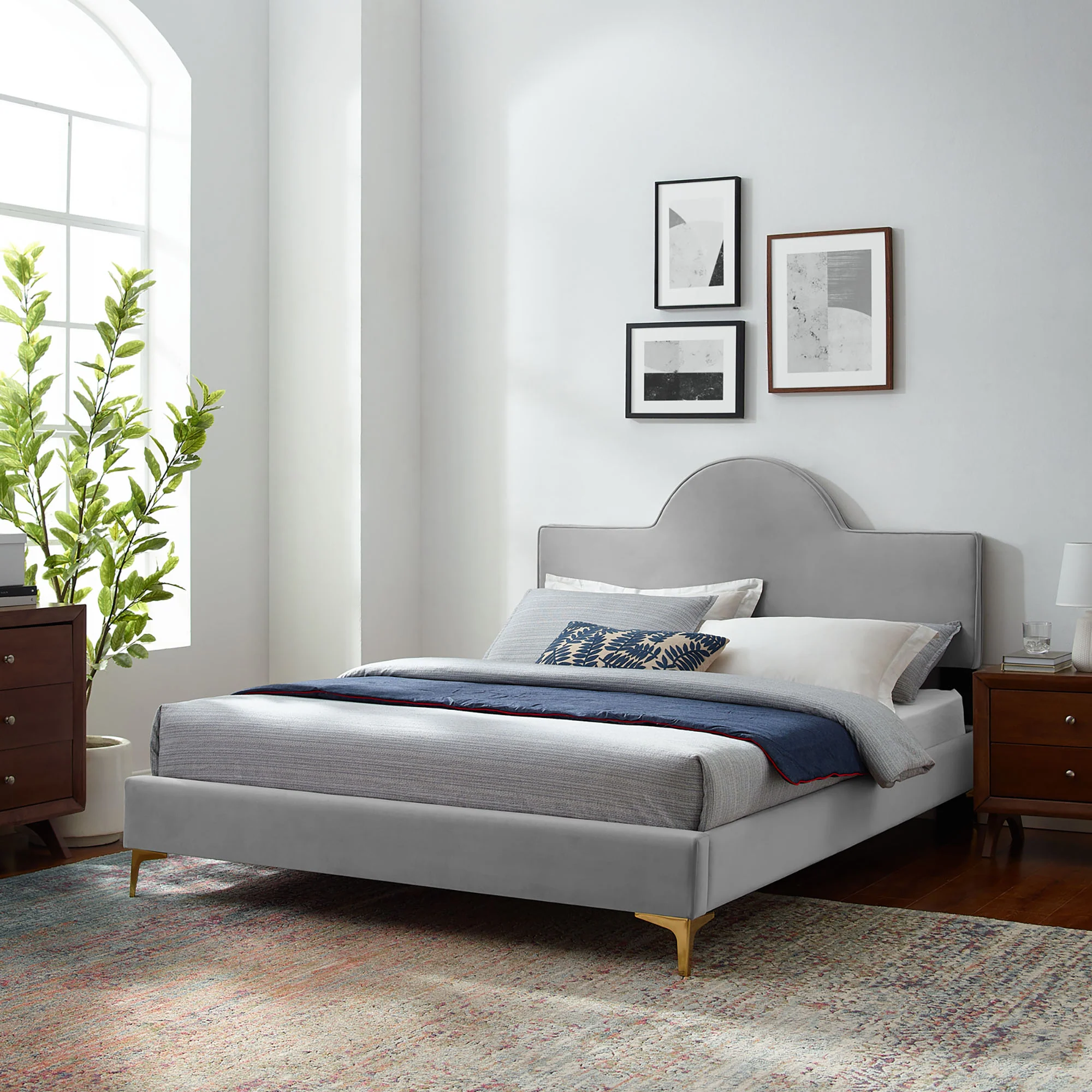 Sunny Performance Velvet Bed - Image 40