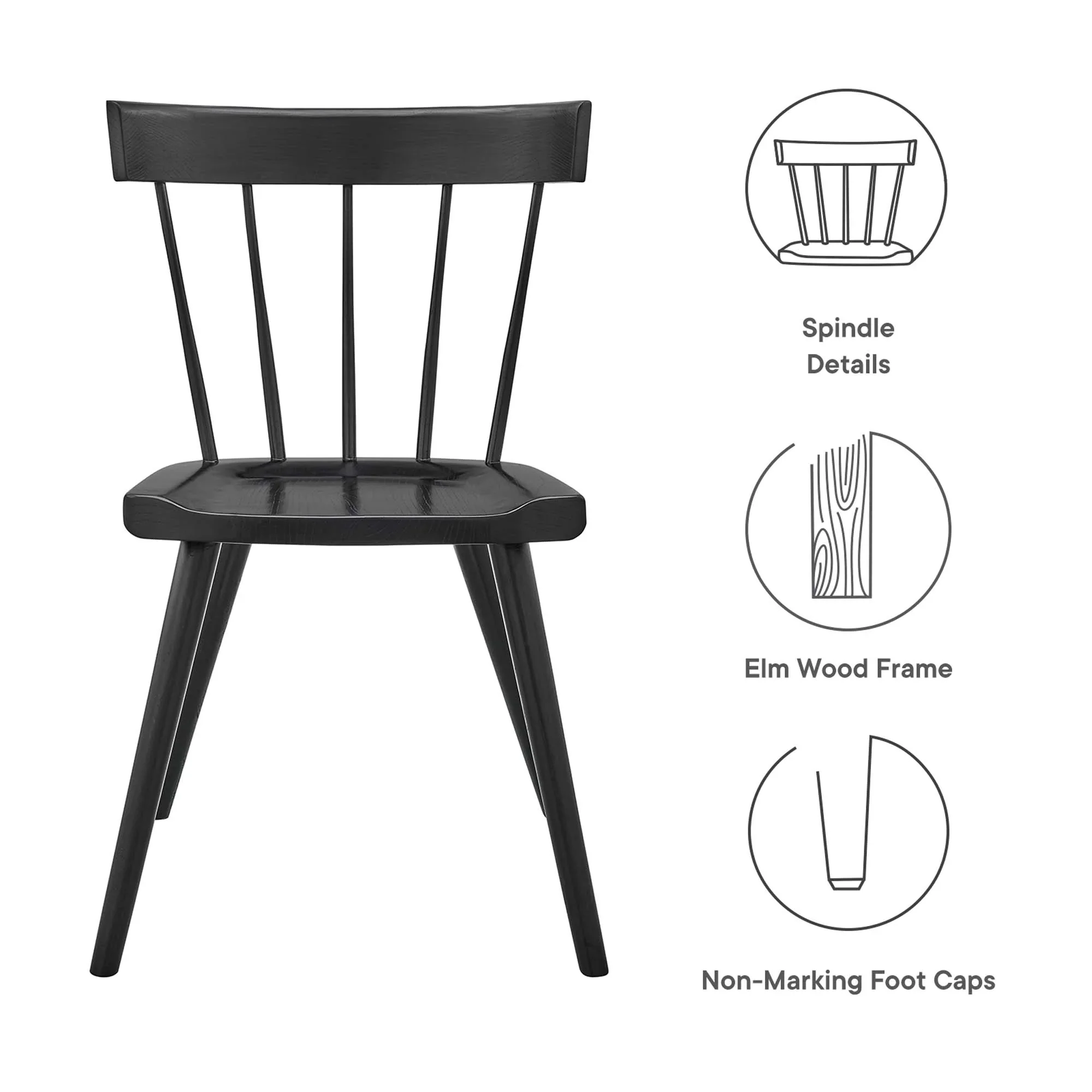 Sutter Wood Dining Side Chair - Image 2