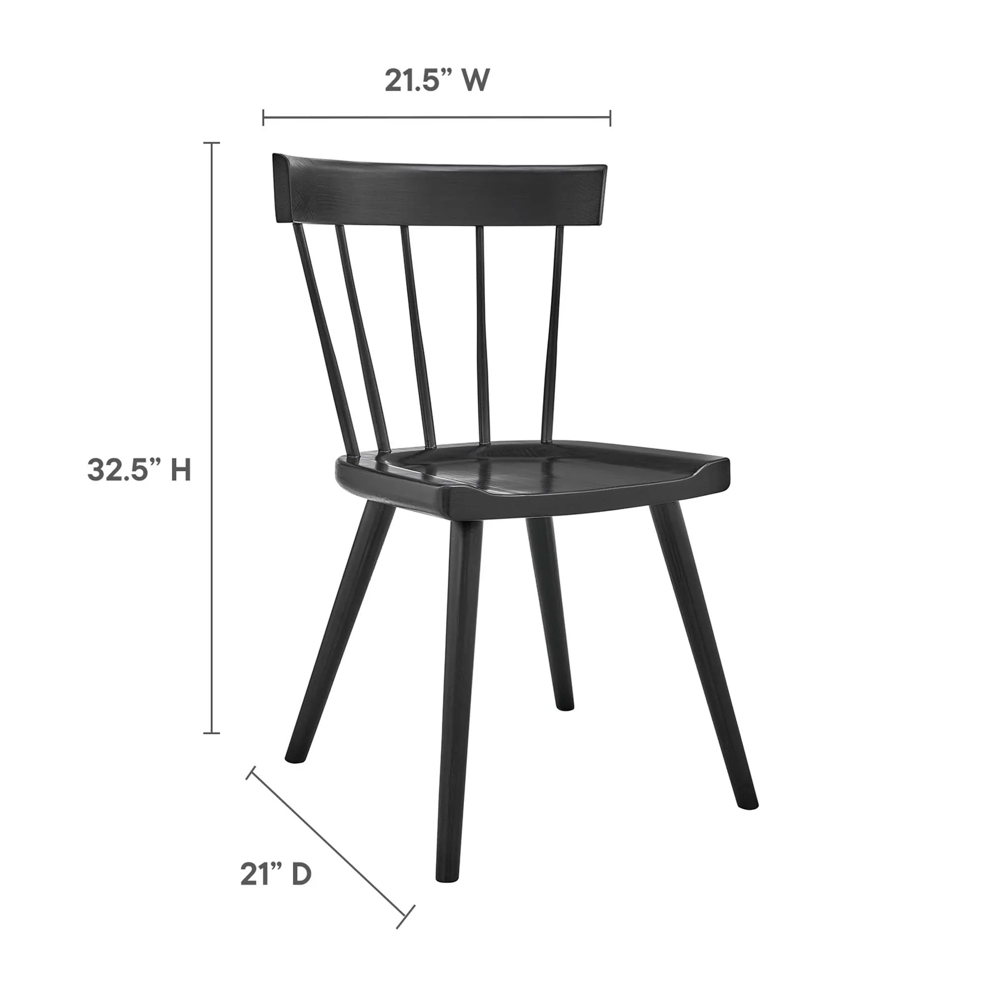 Sutter Wood Dining Side Chair - Image 3