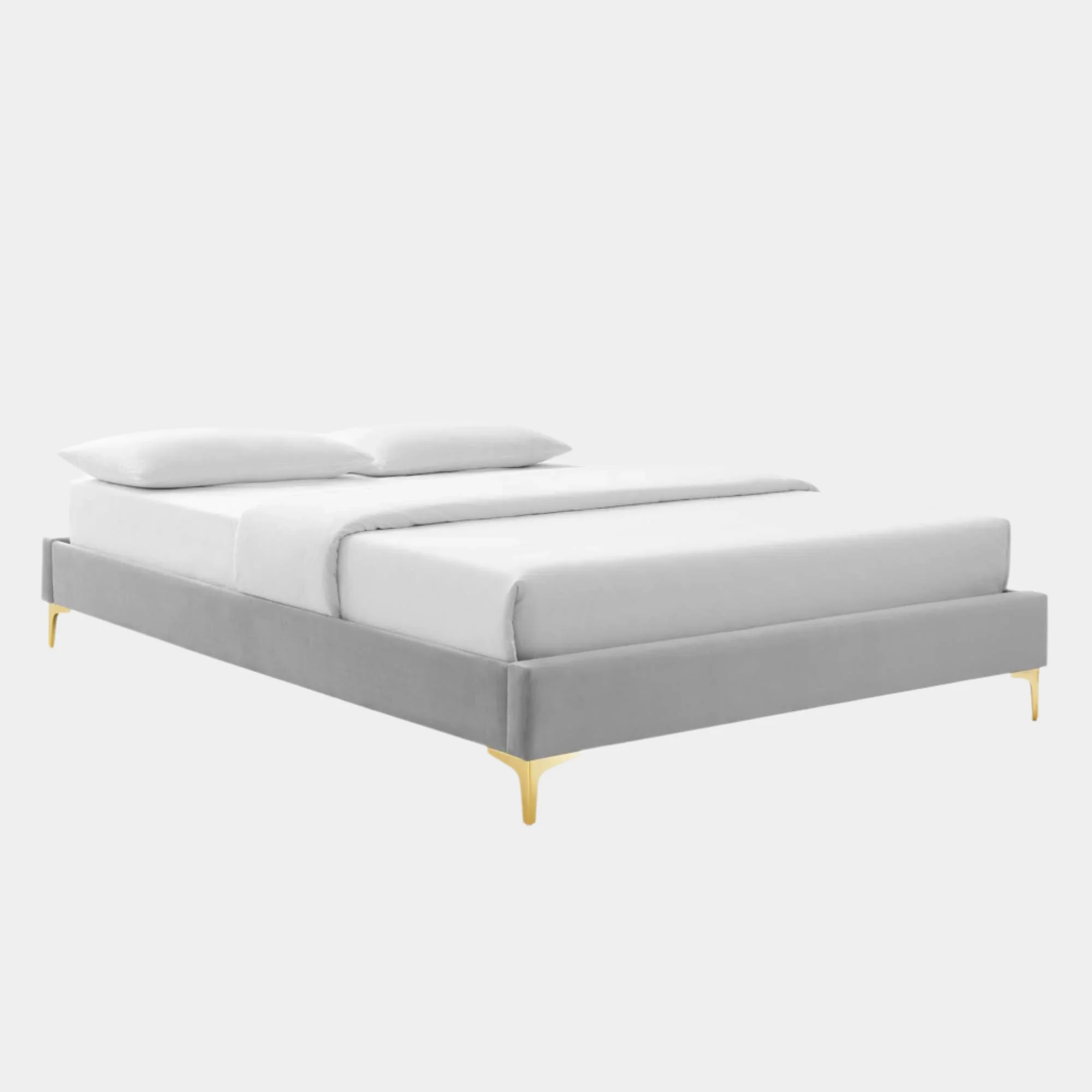 Sutton Performance Velvet Bed Frame - Image 8