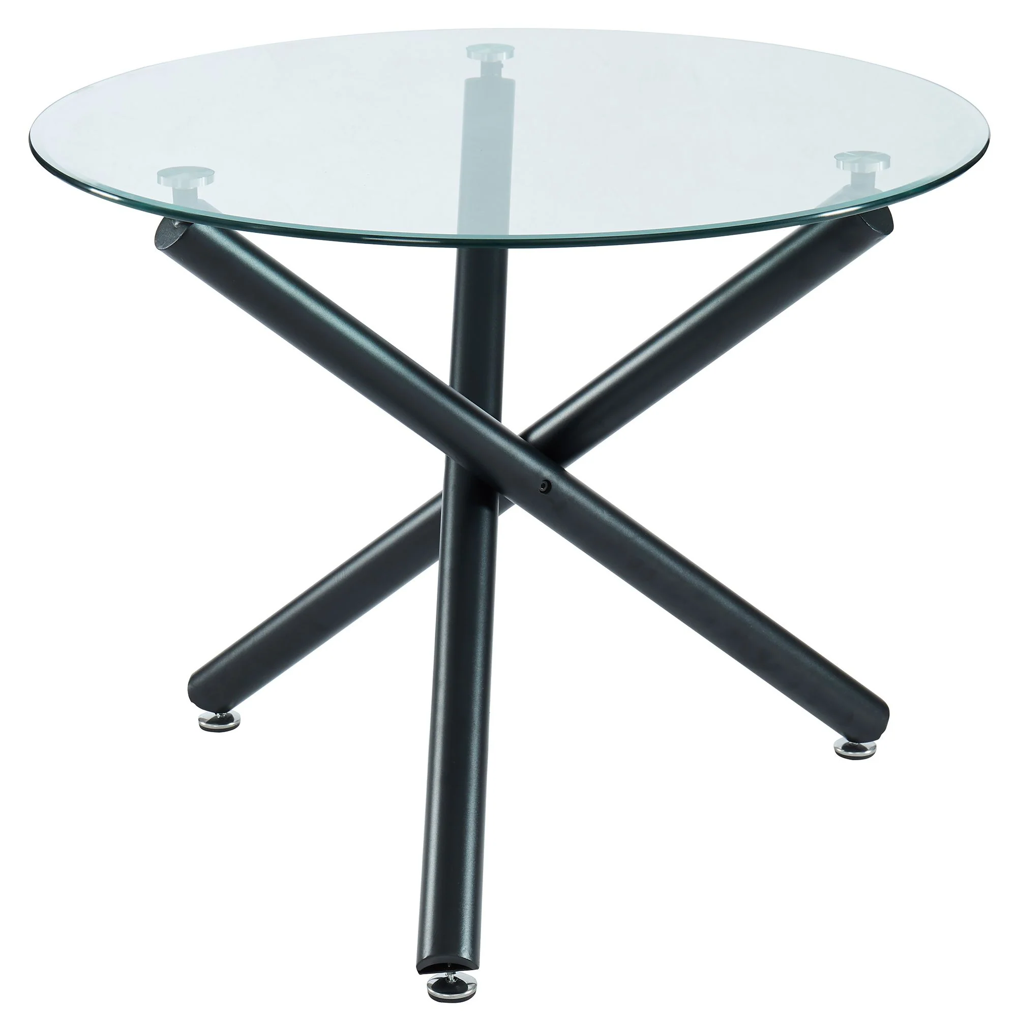 Suzette/Hudson 5pc Dining Set in Black with Black Chair - Image 2