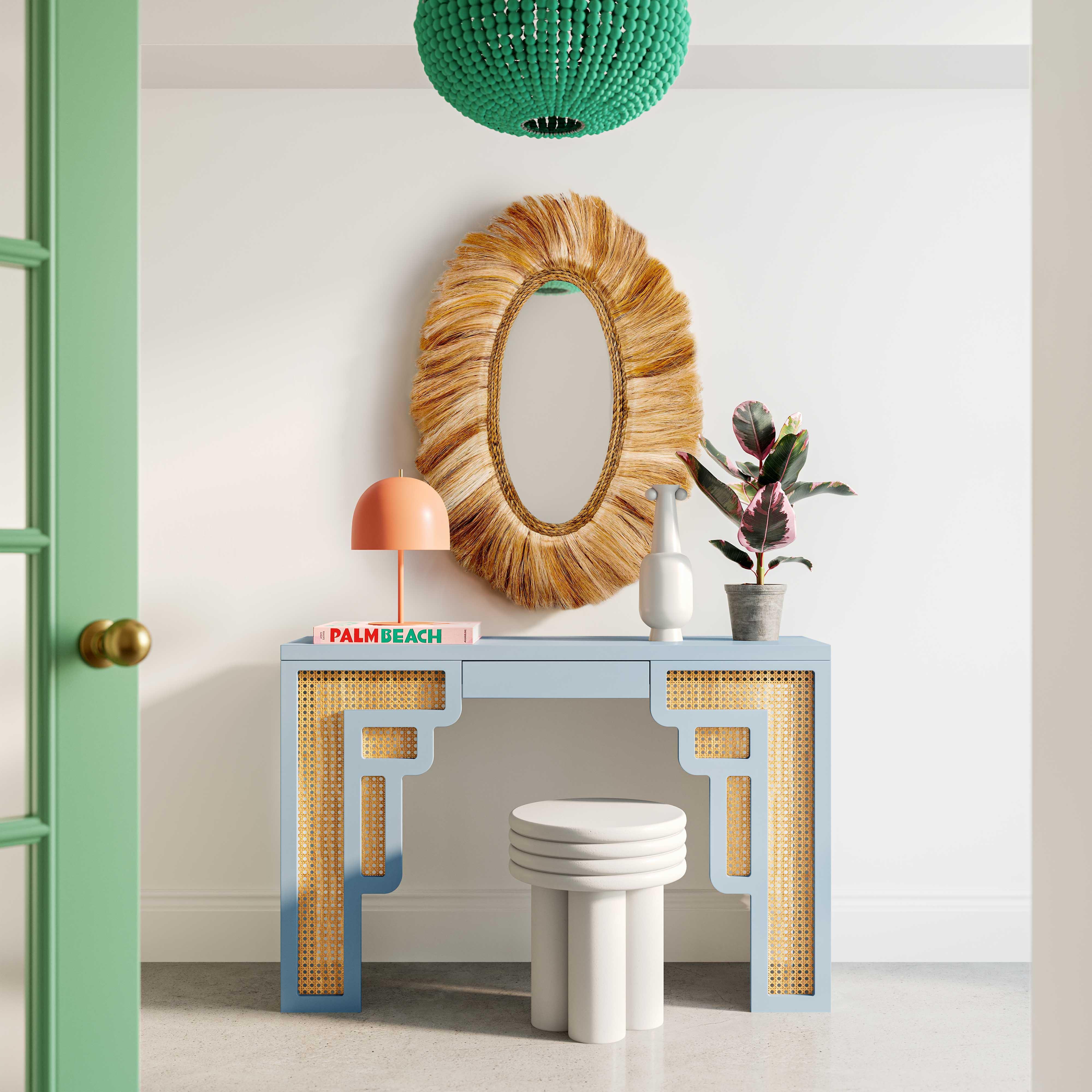 Suzie 45" Rattan Console Table - Image 20
