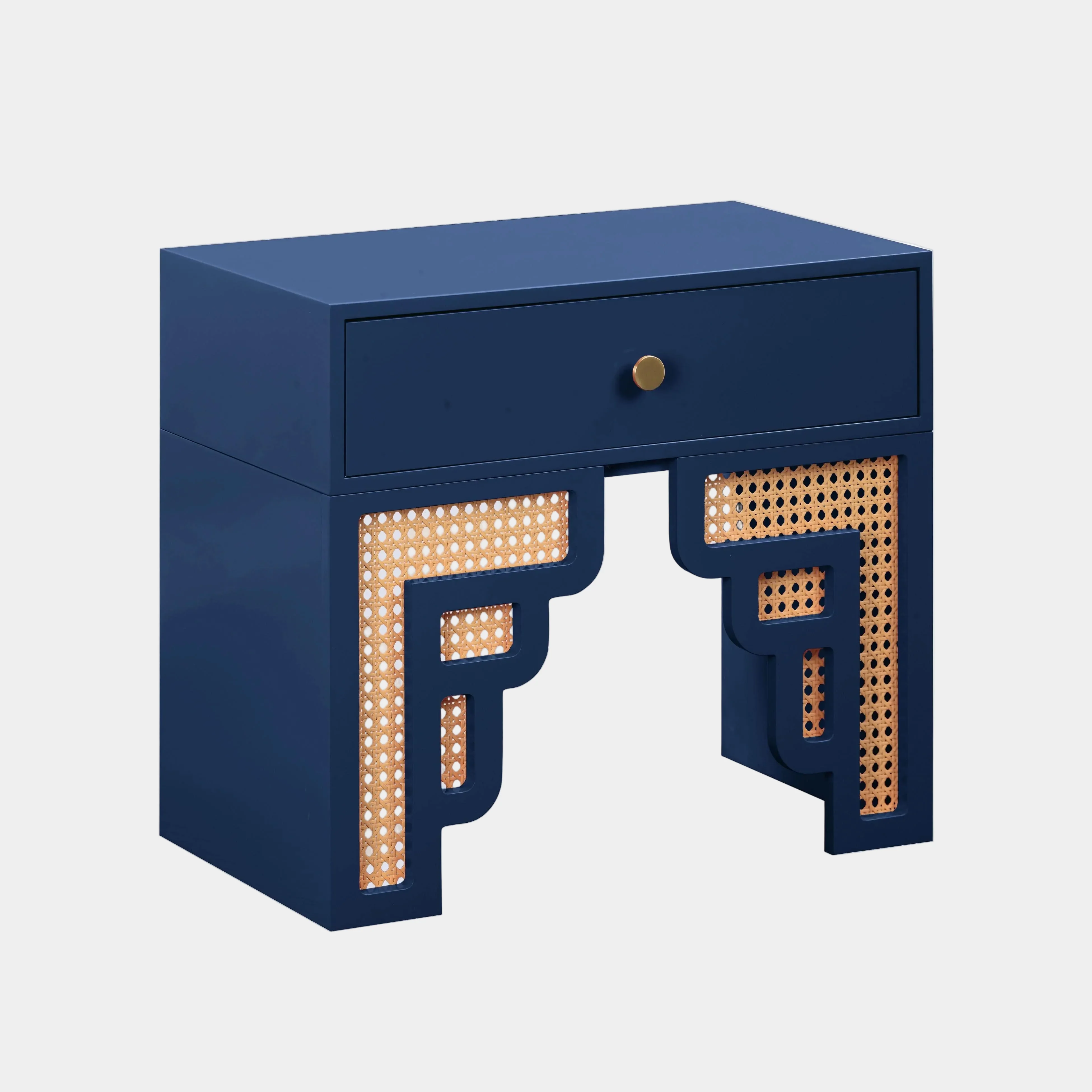 Suzie 26" Rattan Nightstand With Drawer - Image 12