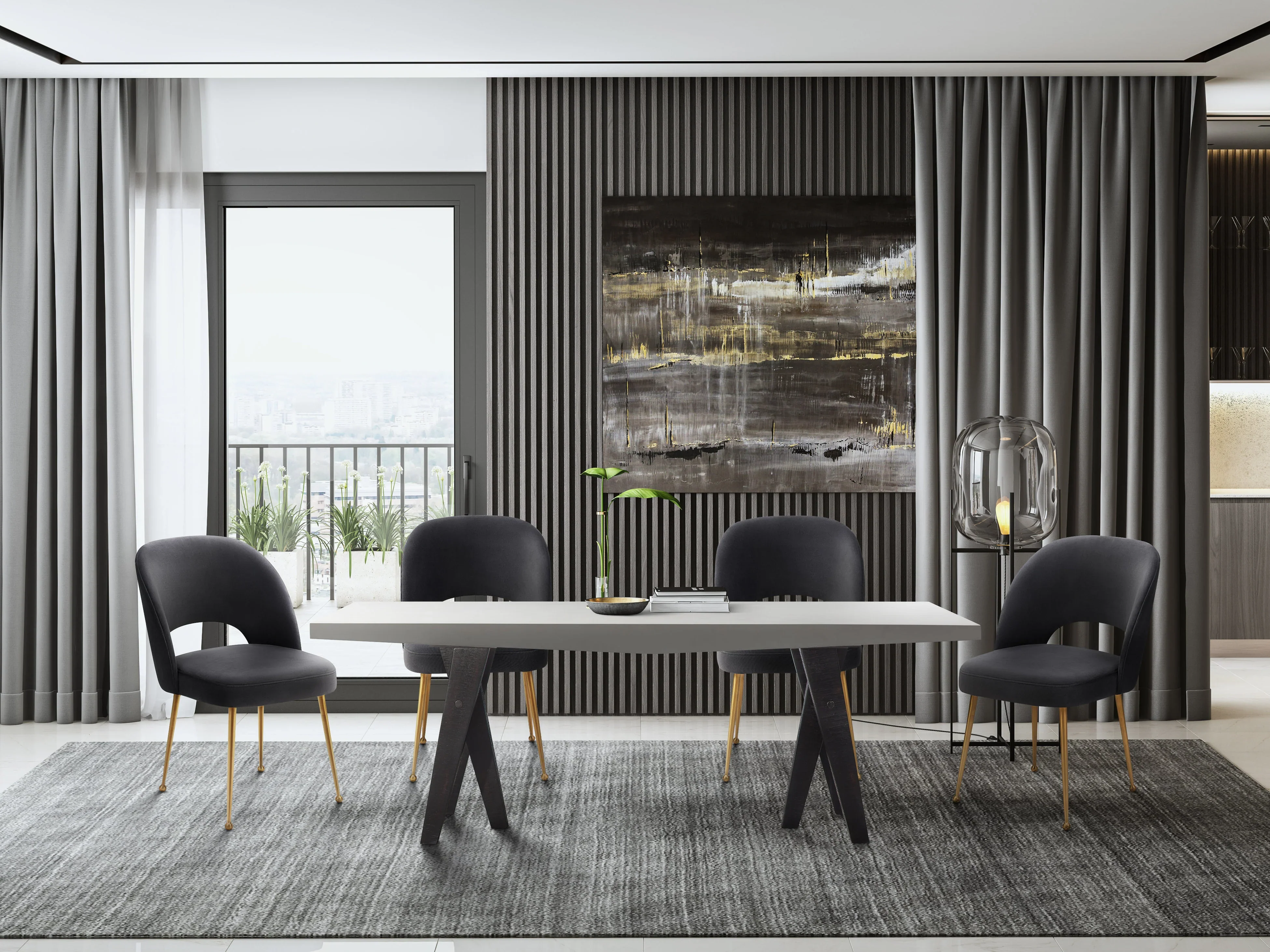 Swell Performance Velvet Dining Chair - Image 8