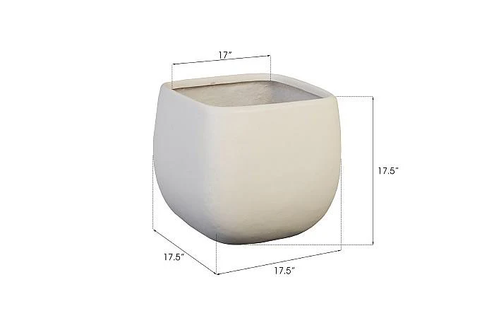 Swell Planter, Small, White - Image 5