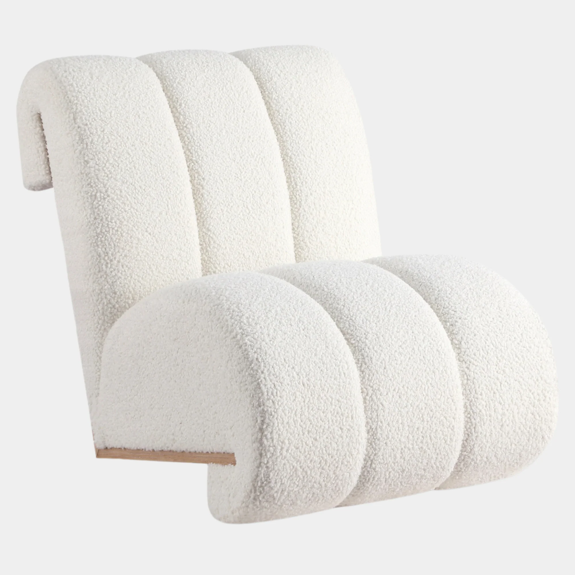 Swoon Faux Sheepskin Upholstered Accent Chair - Image 10
