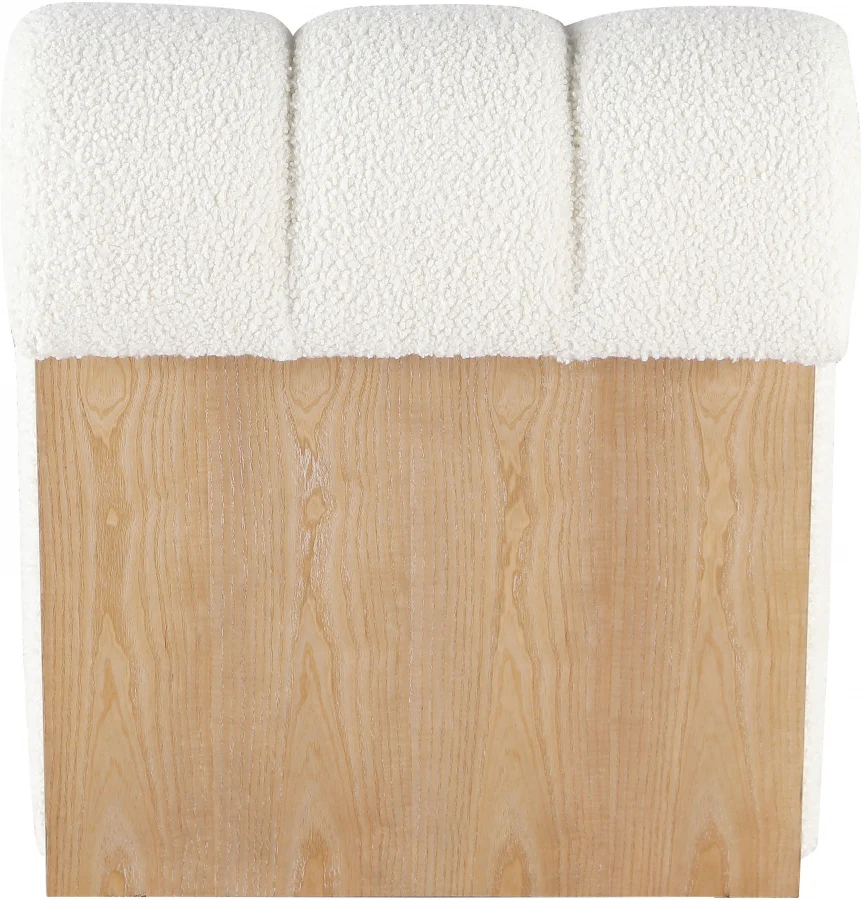 Swoon Faux Sheepskin Upholstered Accent Chair - Image 12