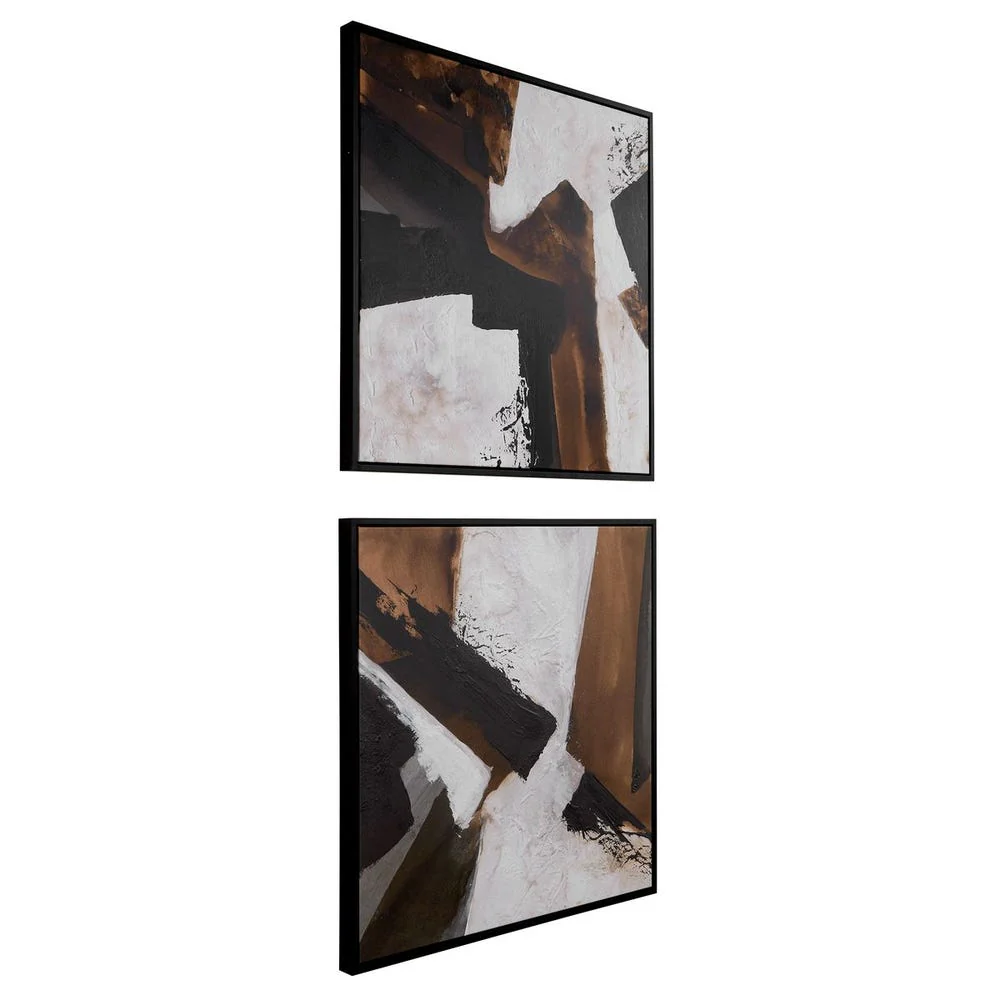 Tactile Inspiration Framed Canvases, S/2 - Image 3