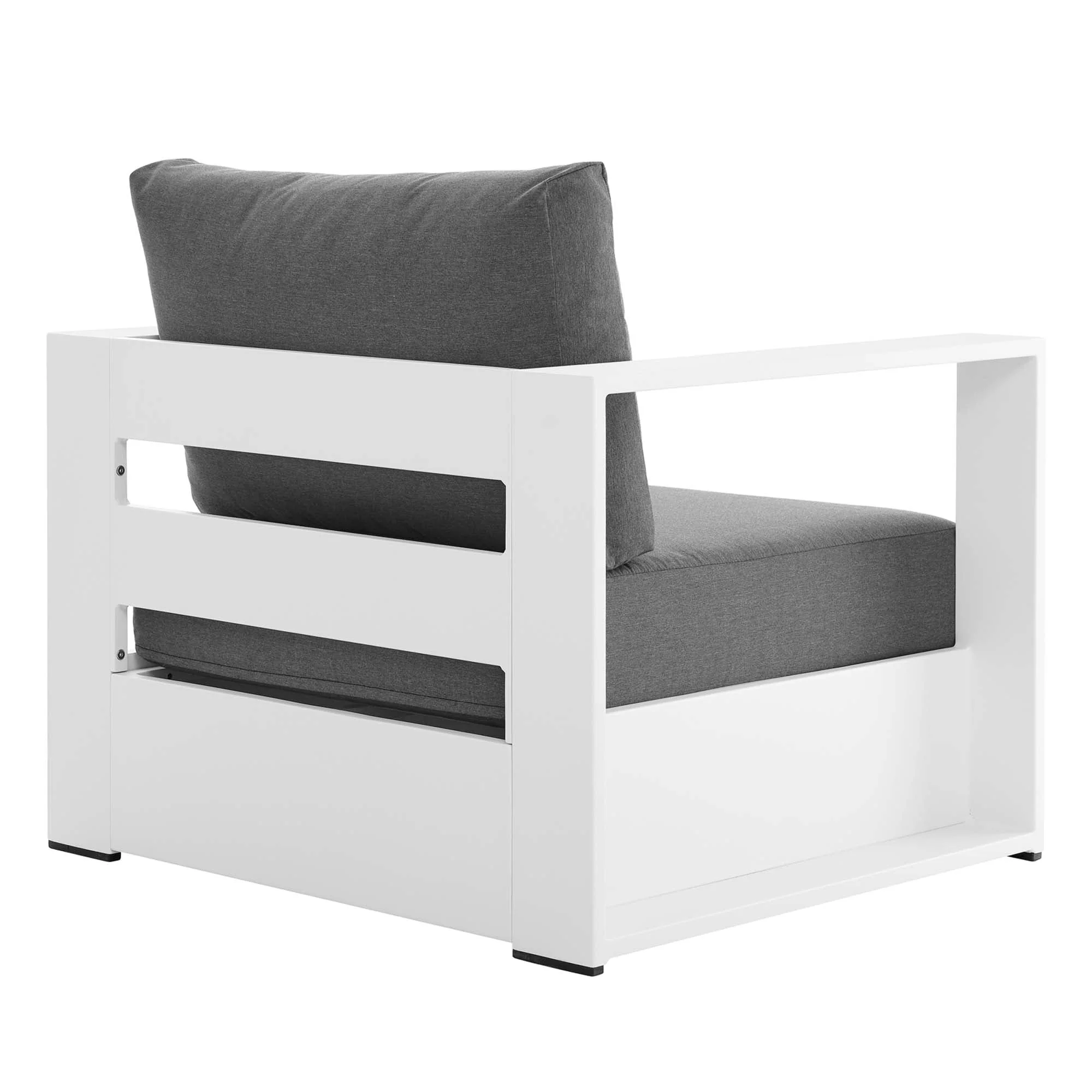 Tahoe 2-Piece Outdoor Patio Powder-Coated Aluminum Armchair Set - Image 27