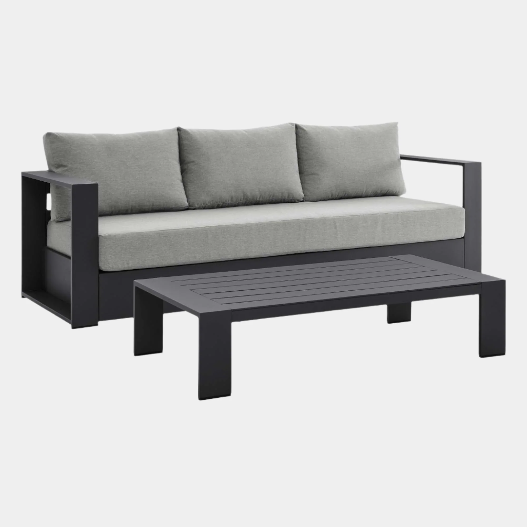 Tahoe 2-Piece Outdoor Patio Powder-Coated Aluminum Set - Image 12