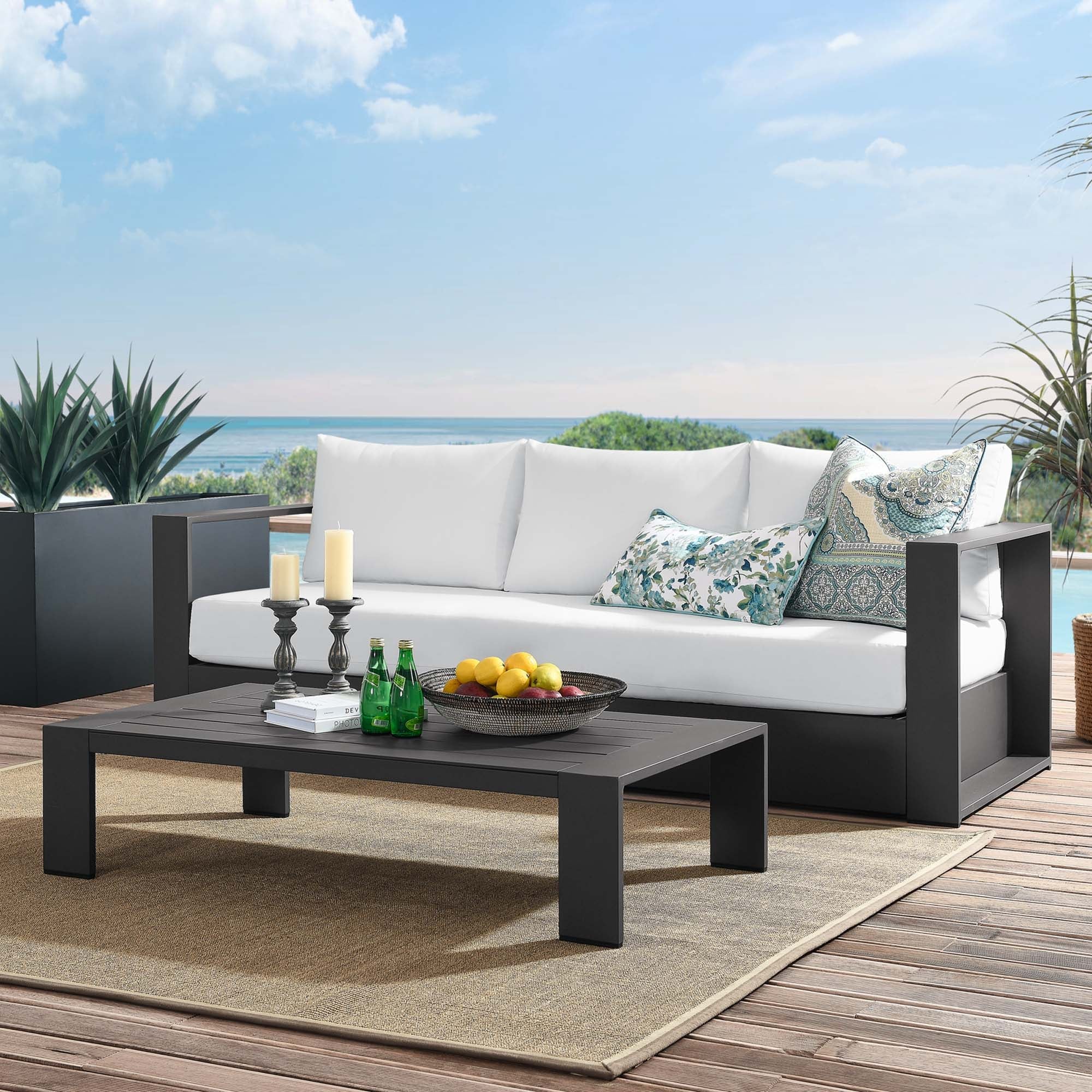 Tahoe 2-Piece Outdoor Patio Powder-Coated Aluminum Set - Image 24