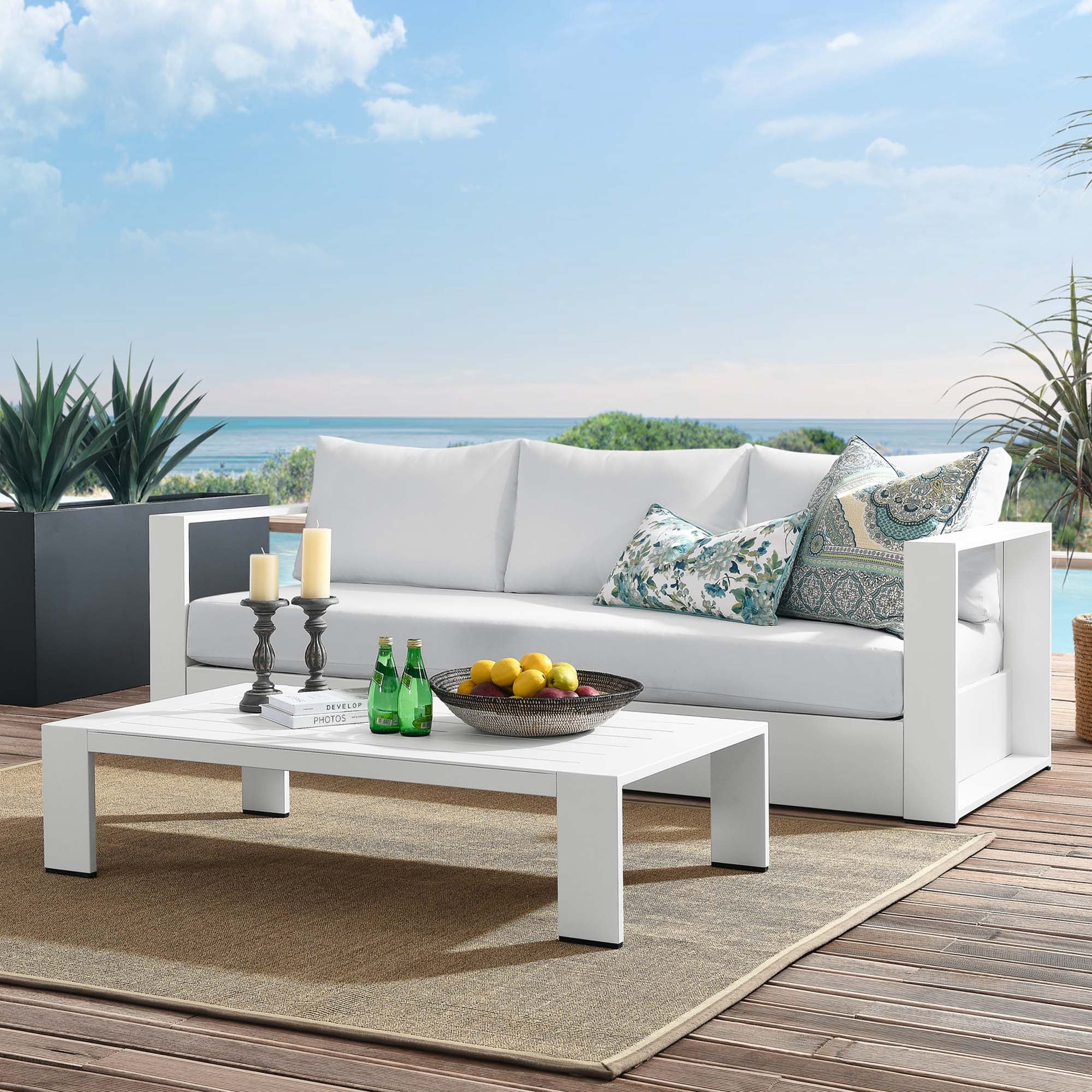 Tahoe 2-Piece Outdoor Patio Powder-Coated Aluminum Set - Image 57