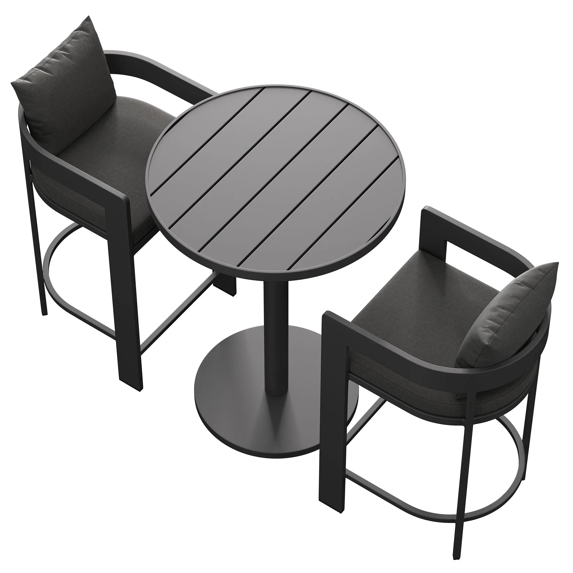 Tahoe 3-Piece Outdoor Aluminum Bar Set - Image 10