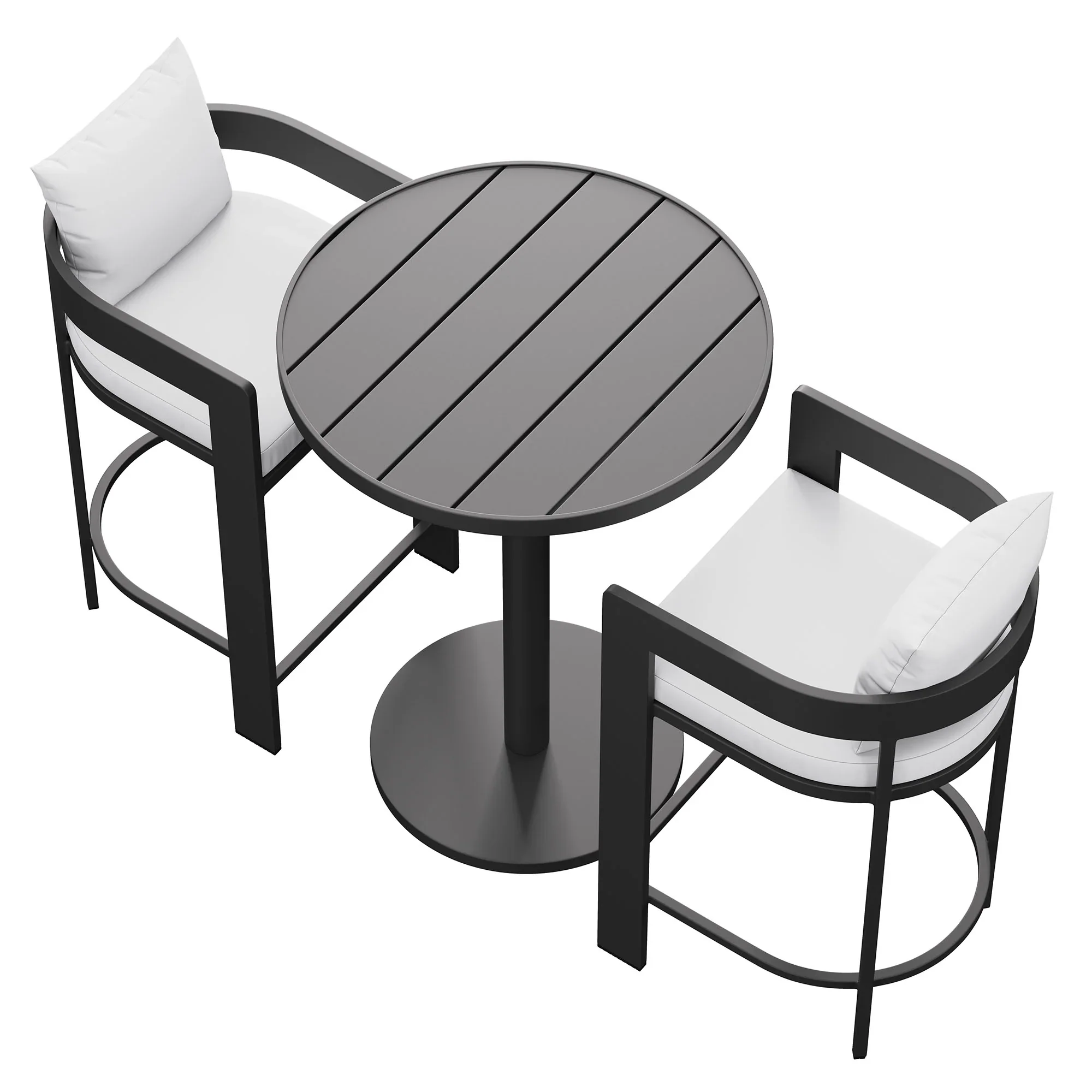 Tahoe 3-Piece Outdoor Aluminum Bar Set - Image 17