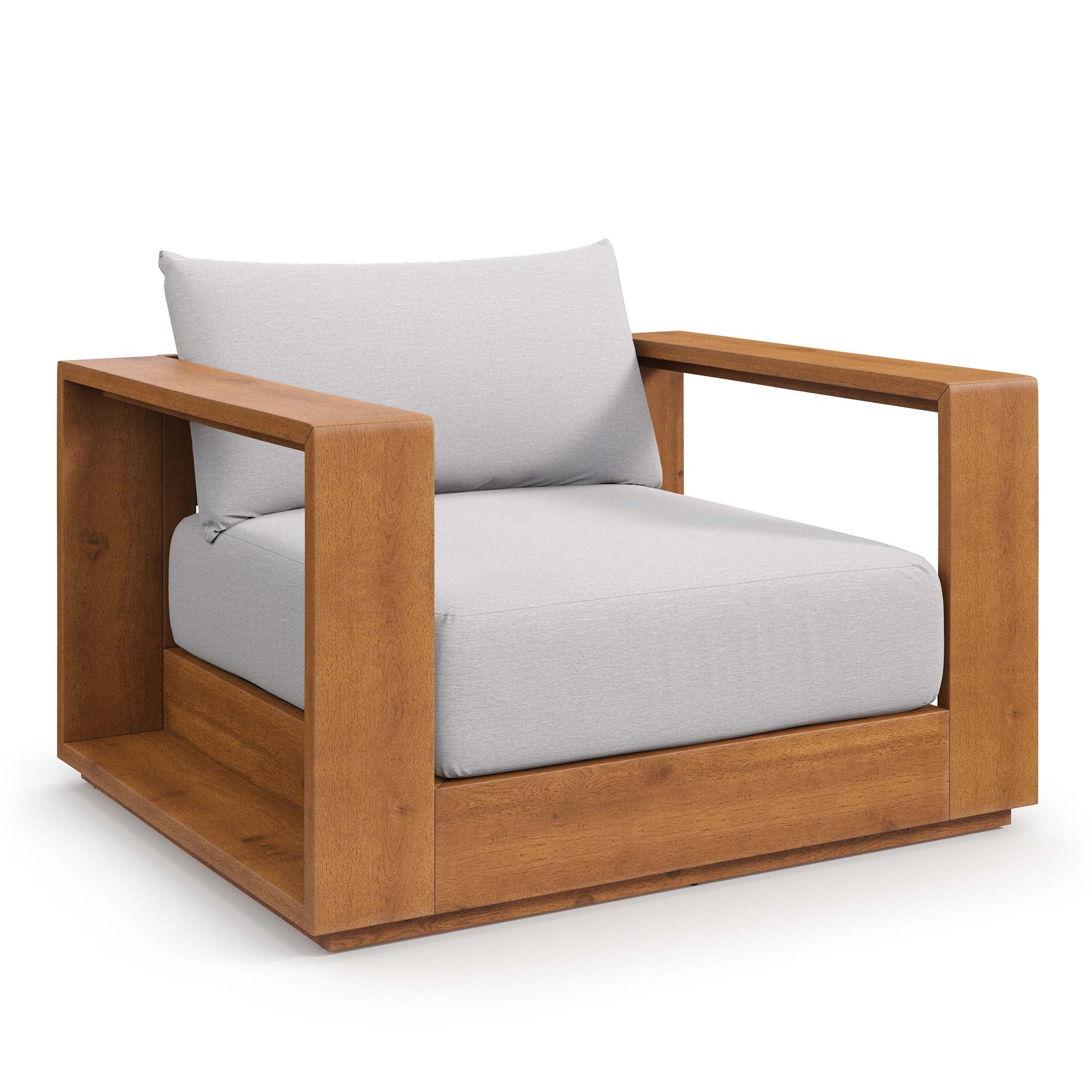 Tahoe 3-Piece Outdoor Patio Acacia Wood Furniture Set - Image 16
