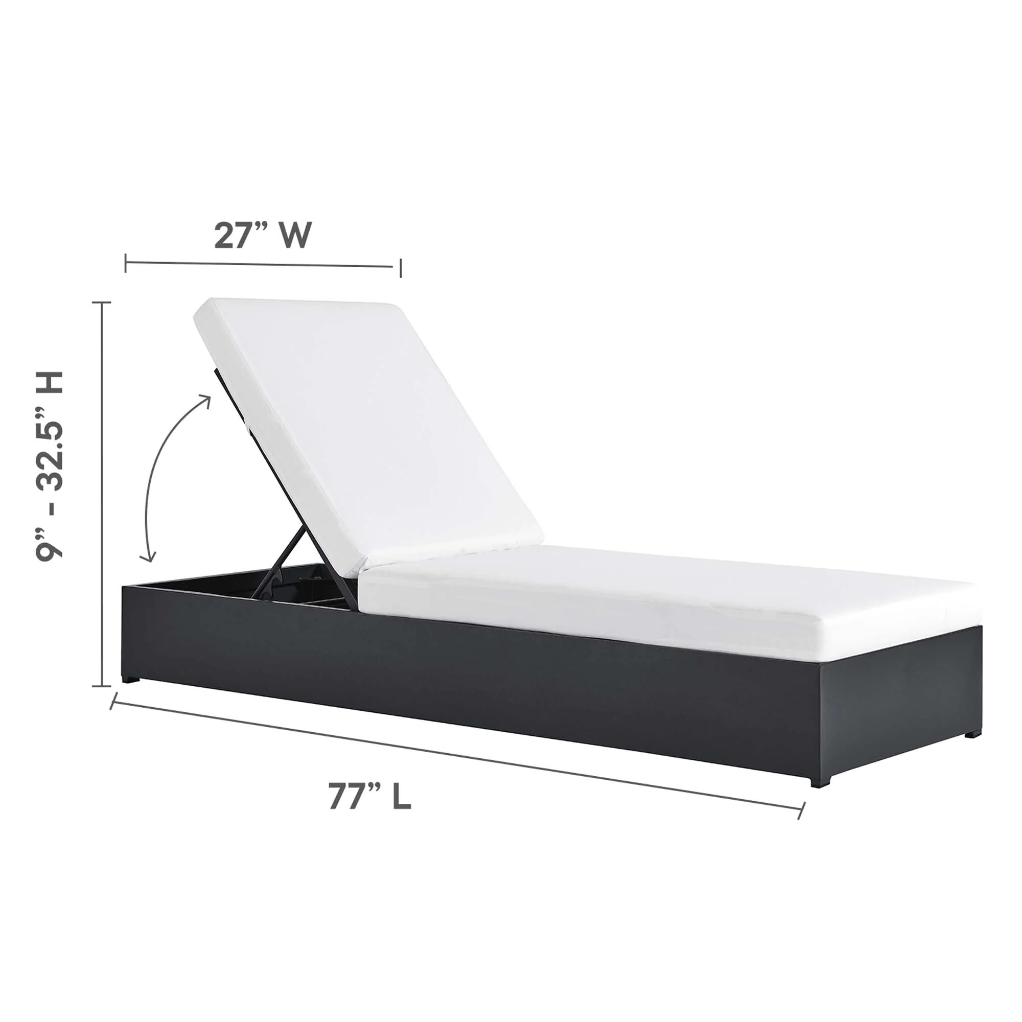 Tahoe 3-Piece Outdoor Patio Powder-Coated Aluminum Chaise Lounge Set - Image 17