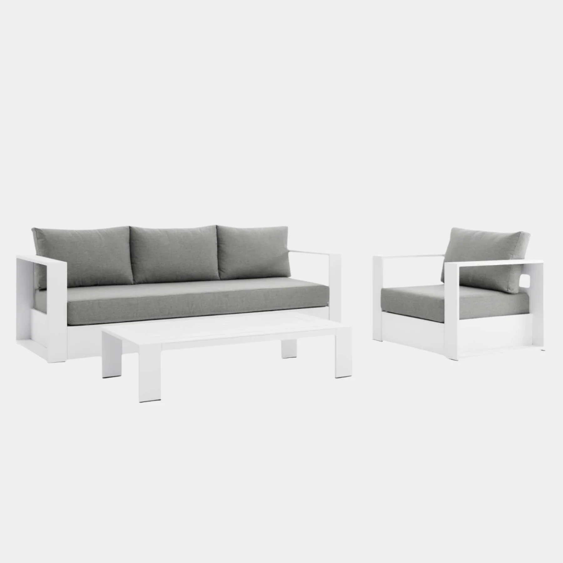 Tahoe 3-Piece Outdoor Patio Powder-Coated Aluminum Set - Image 54