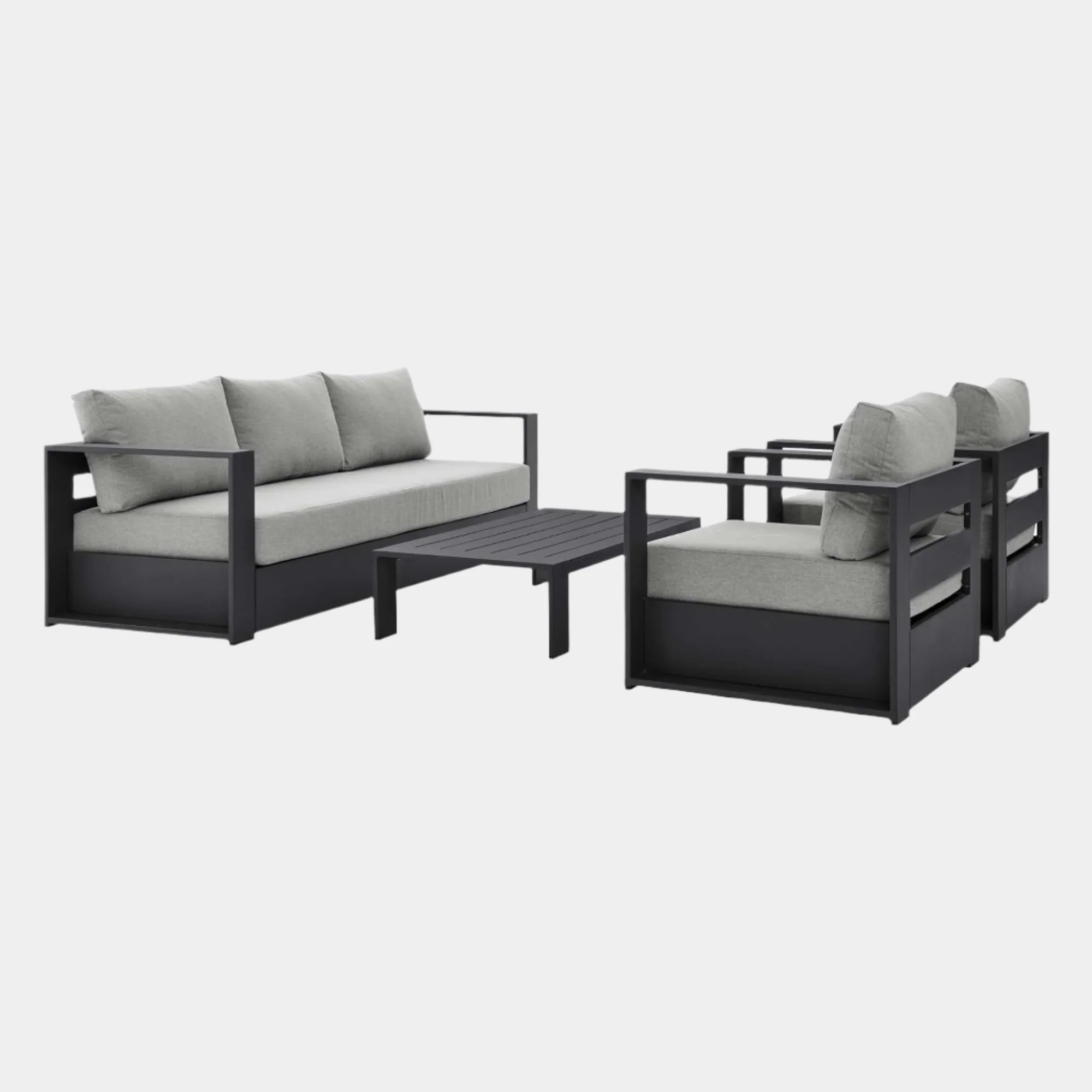 Tahoe 4-Piece Outdoor Patio Powder-Coated Aluminum Set - Image 16