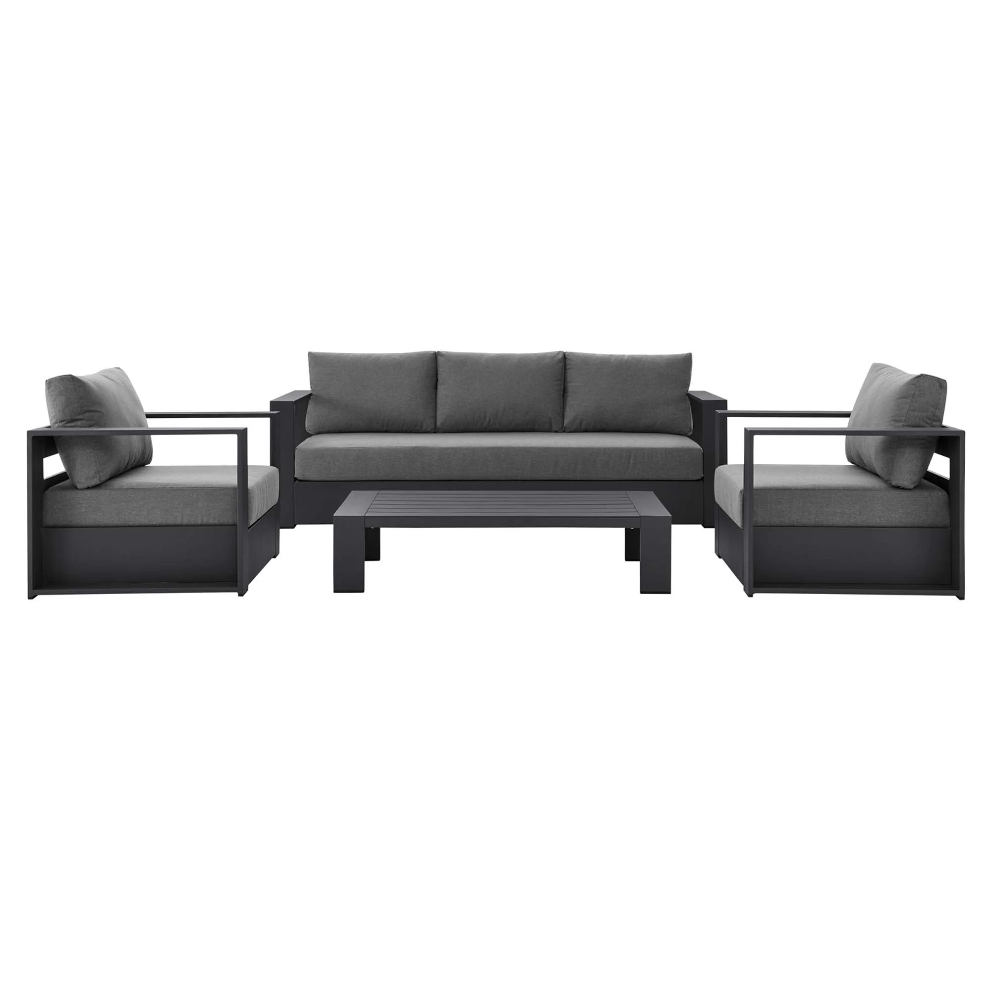 Tahoe 4-Piece Outdoor Patio Powder-Coated Aluminum Set - Image 3
