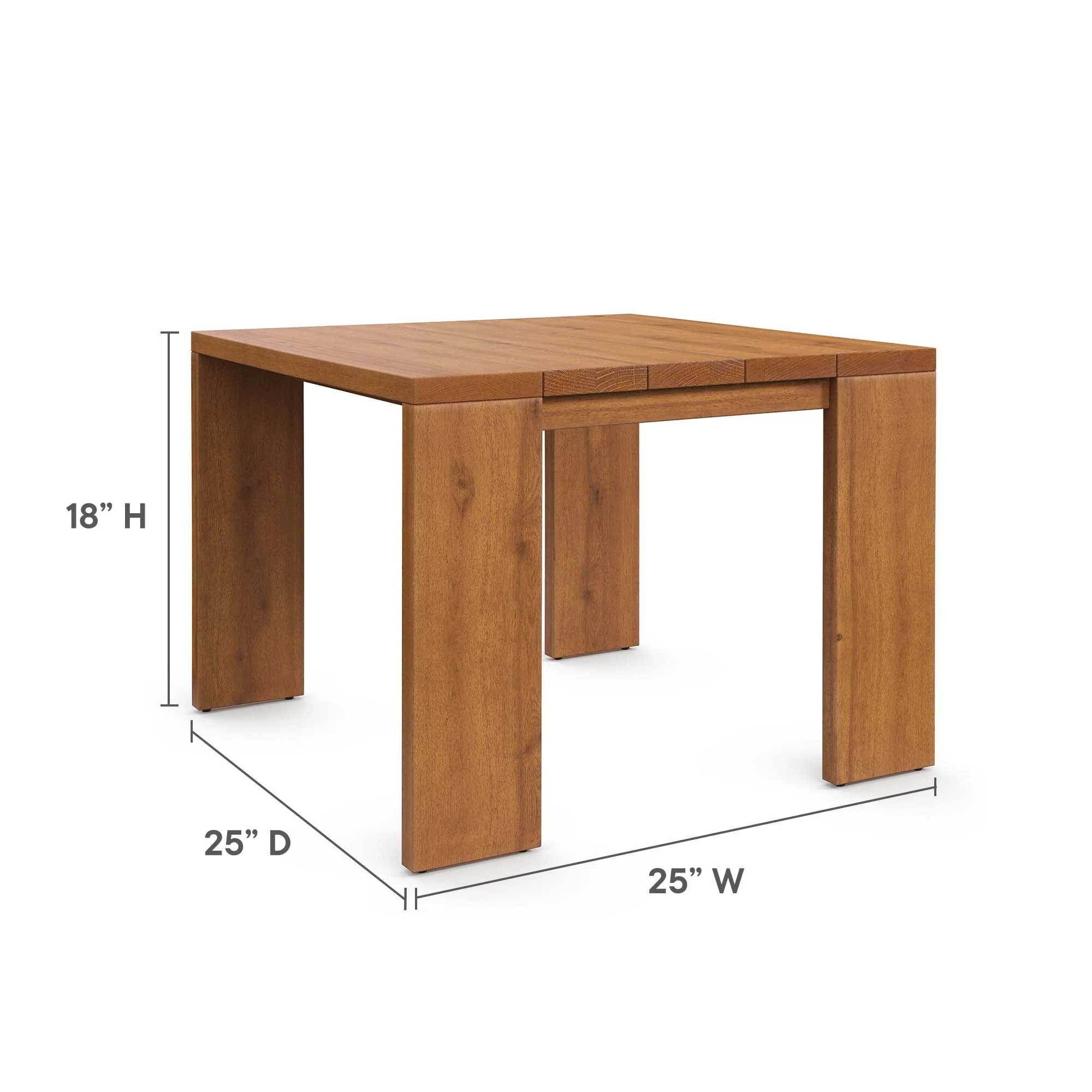 Tahoe 5-Piece Outdoor Patio Acacia Wood Furniture Set - Image 26