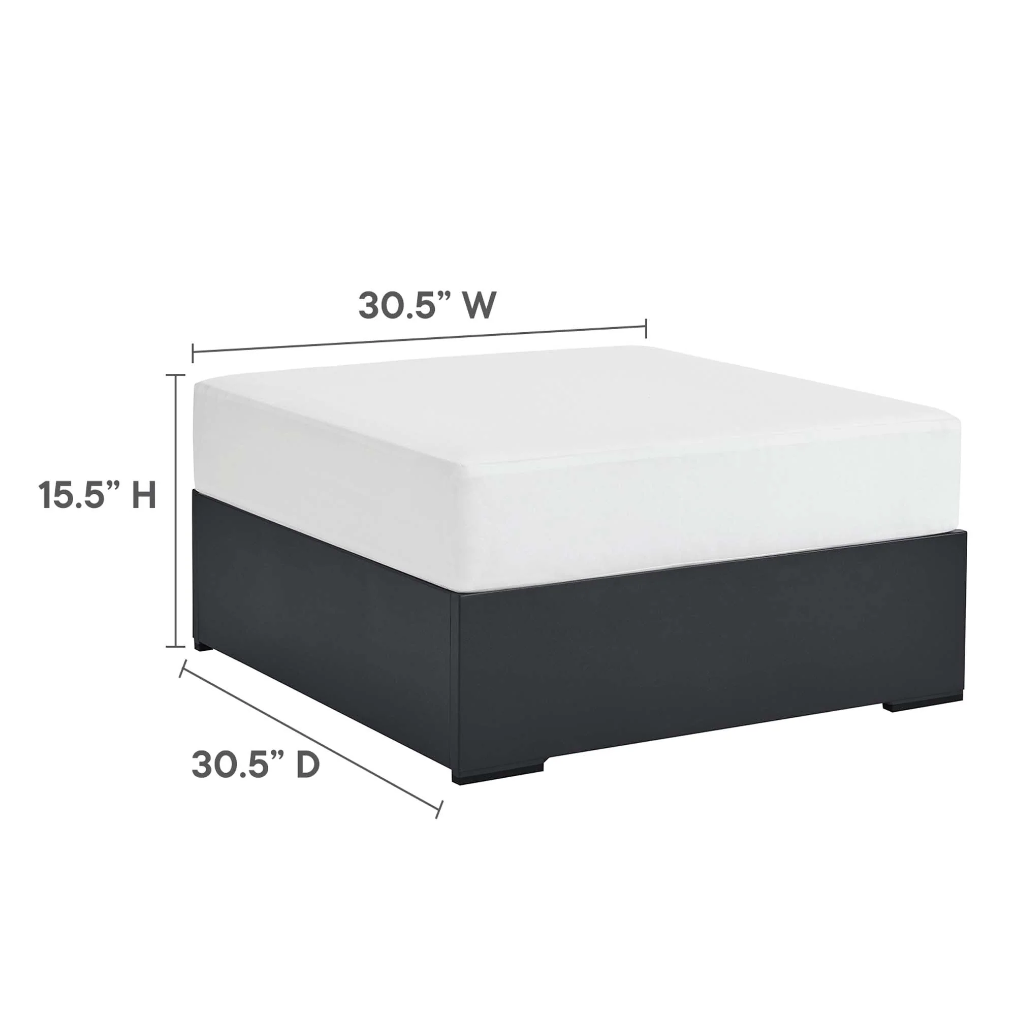 Tahoe 5-Piece Outdoor Patio Powder-Coated Aluminum Sectional Sofa Set - Image 30