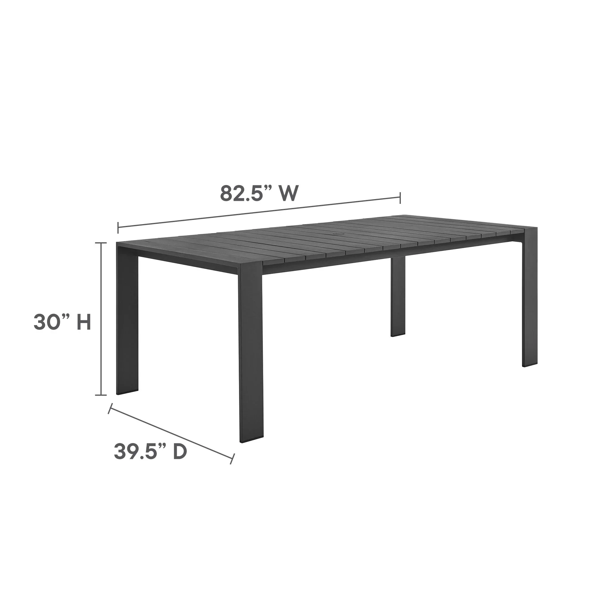 Tahoe 9-Piece Outdoor Patio Aluminum Dining - Image 30