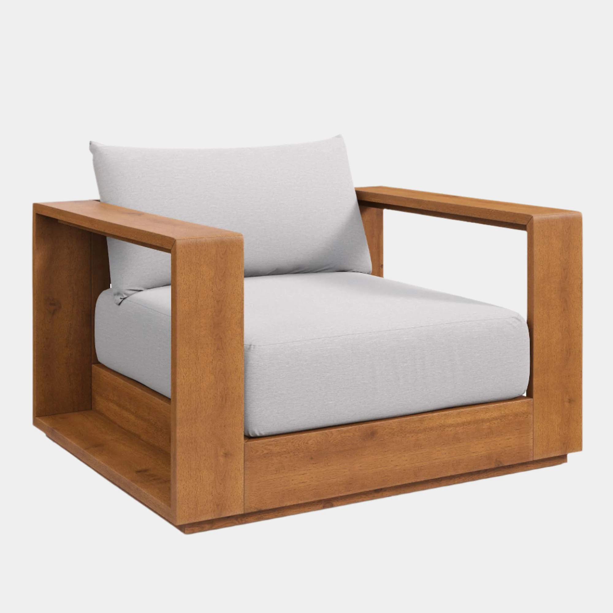 Tahoe Outdoor Patio Acacia Wood Chair - Image 12