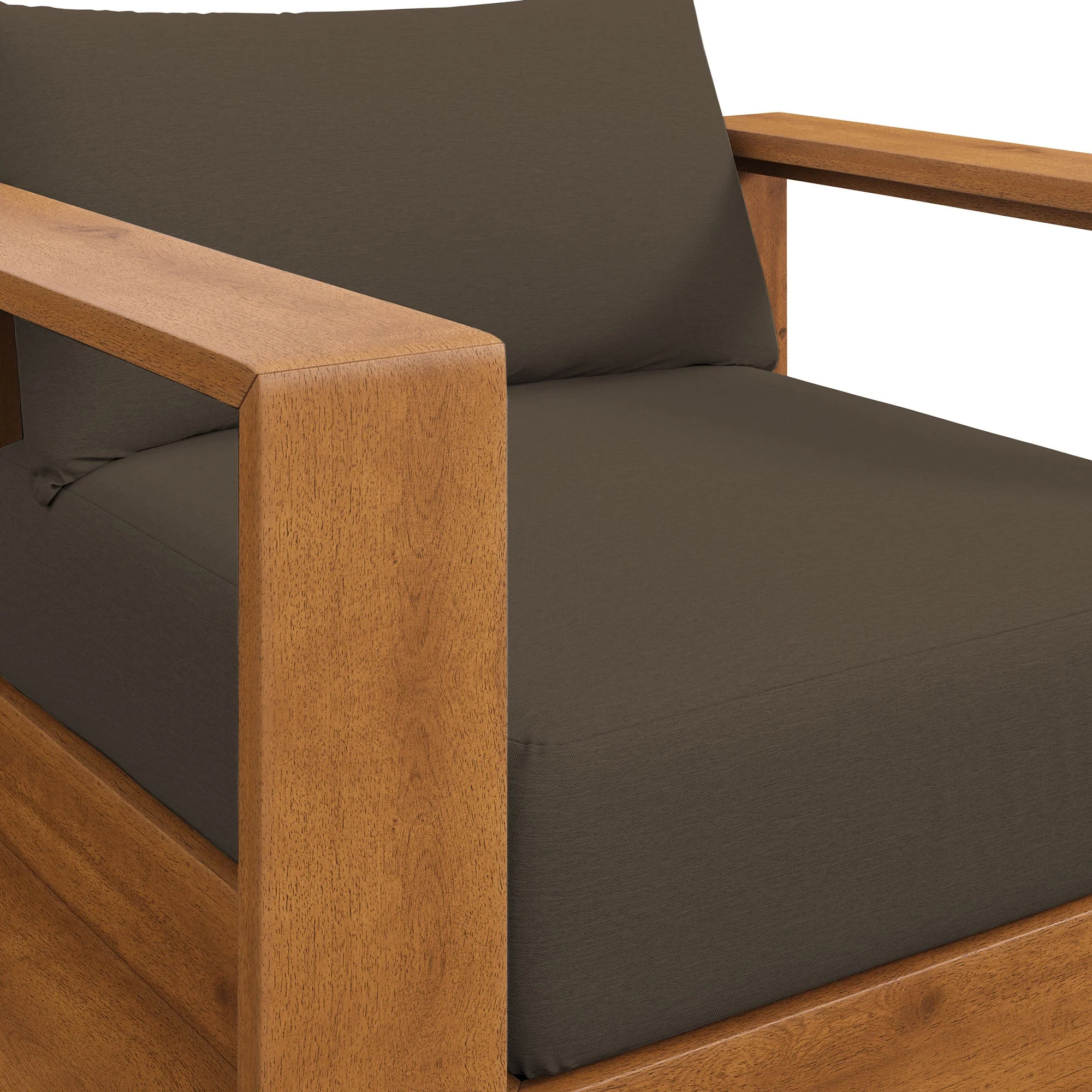 Tahoe Outdoor Patio Acacia Wood Chair - Image 7